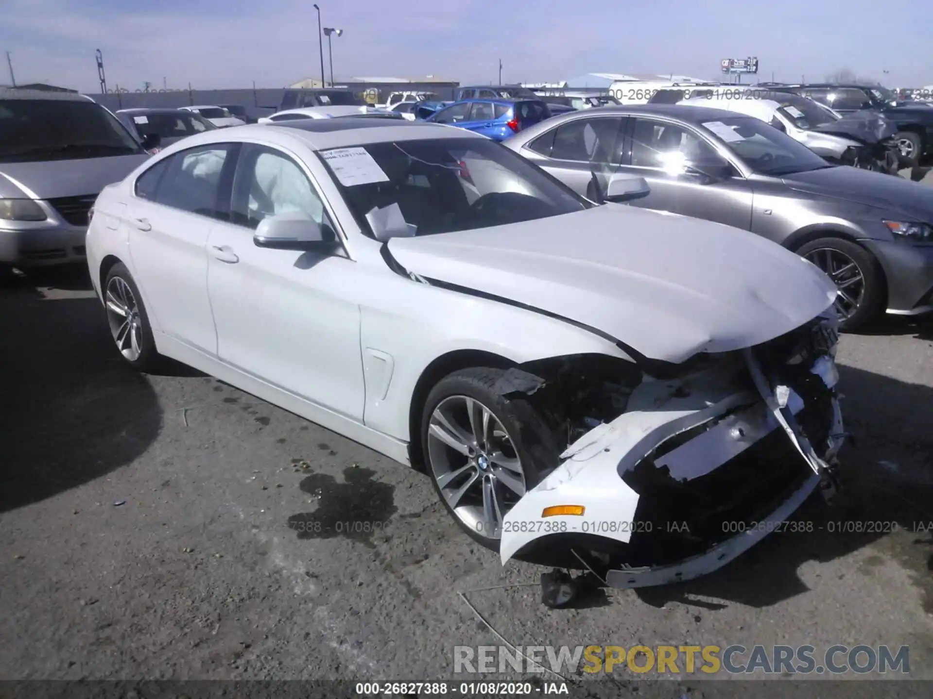 1 Photograph of a damaged car WBA4J1C56KBM12536 BMW 430I 2019