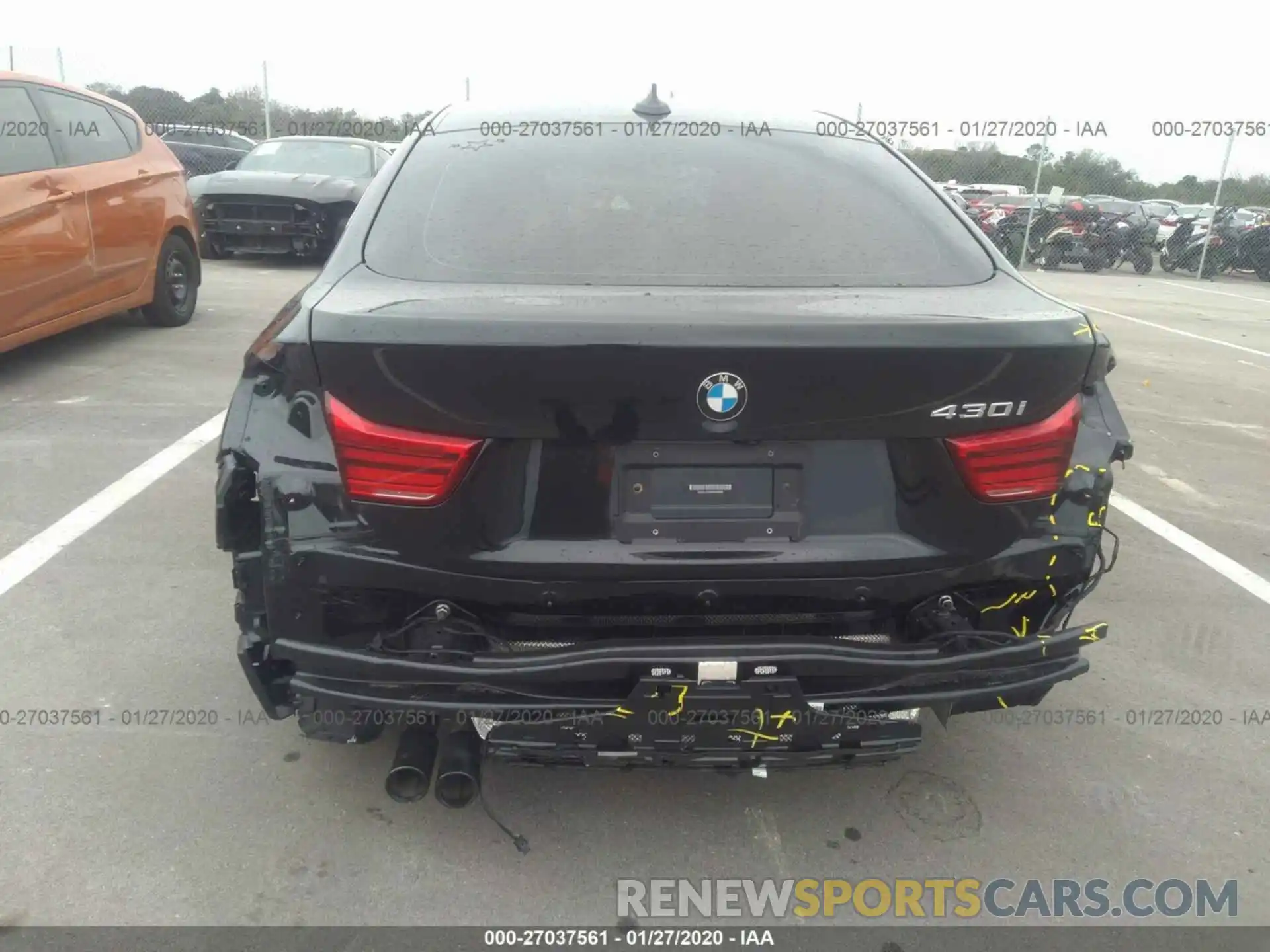6 Фотография поврежденного автомобиля WBA4J1C56KBM16263 BMW 430I 2019