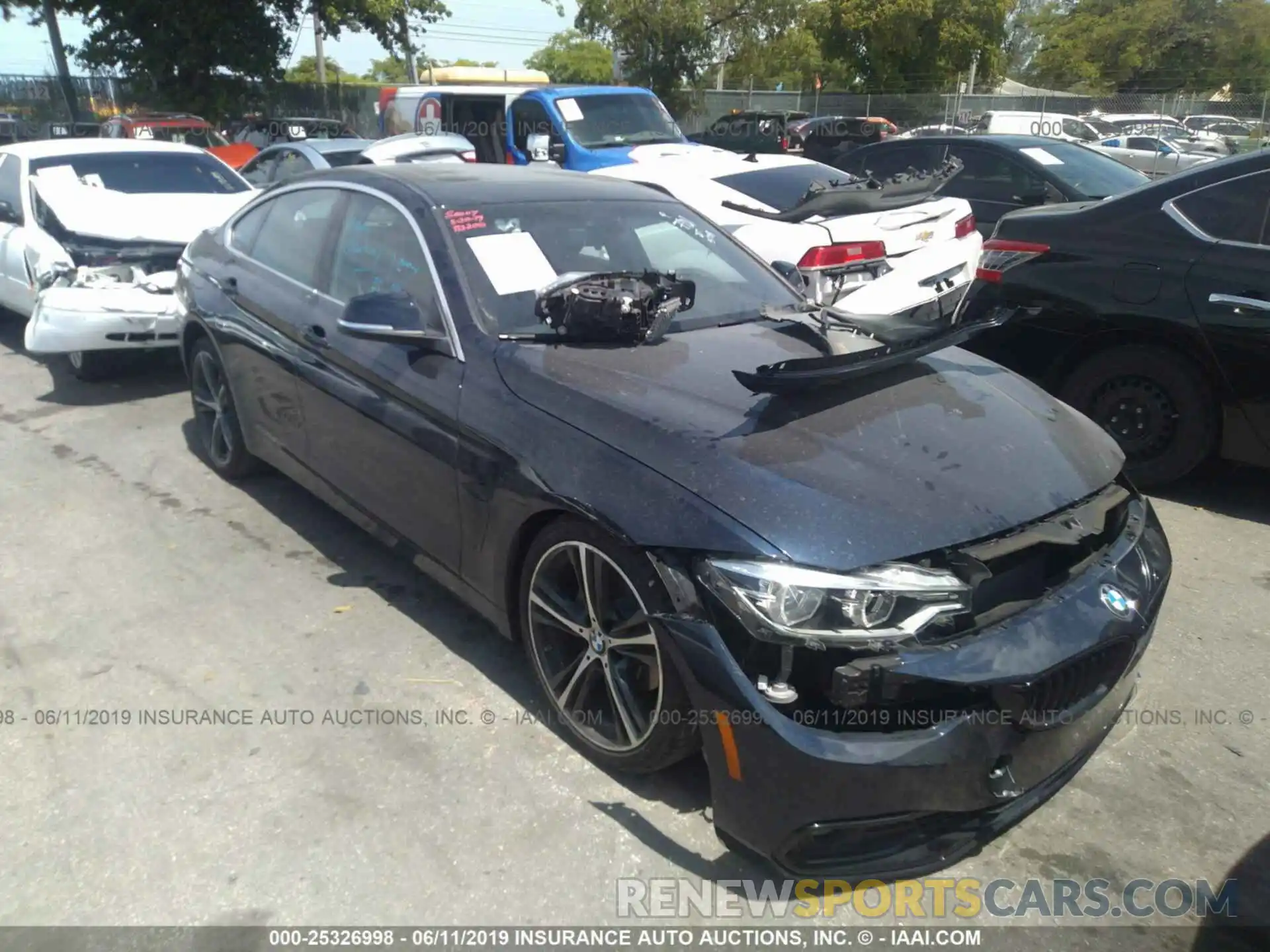 1 Photograph of a damaged car WBA4J1C57KBM17101 BMW 430I 2019