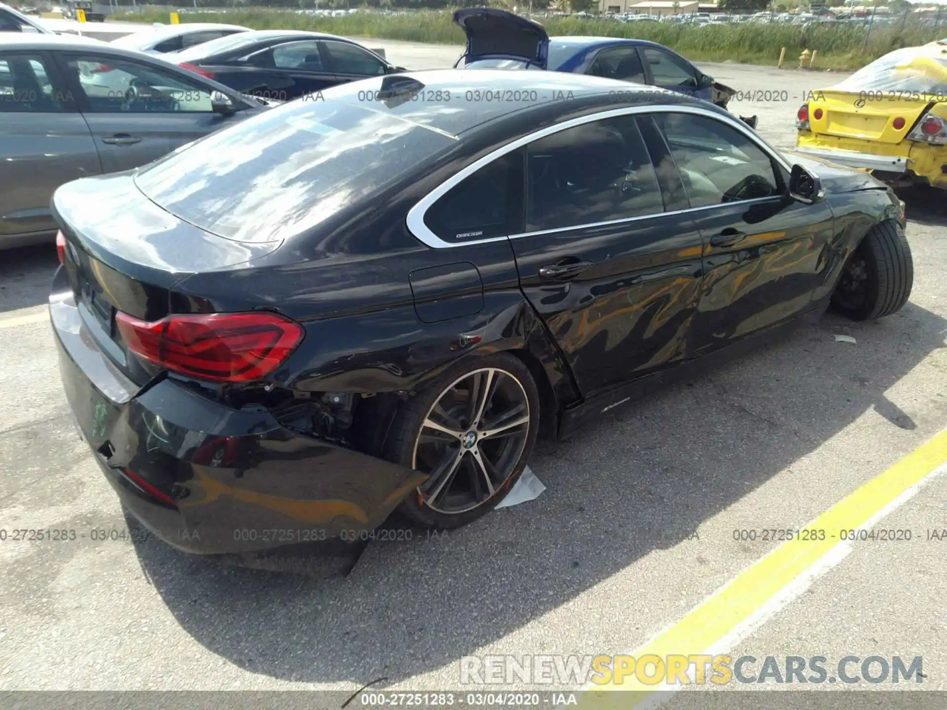 4 Фотография поврежденного автомобиля WBA4J1C59KBM14572 BMW 430I 2019