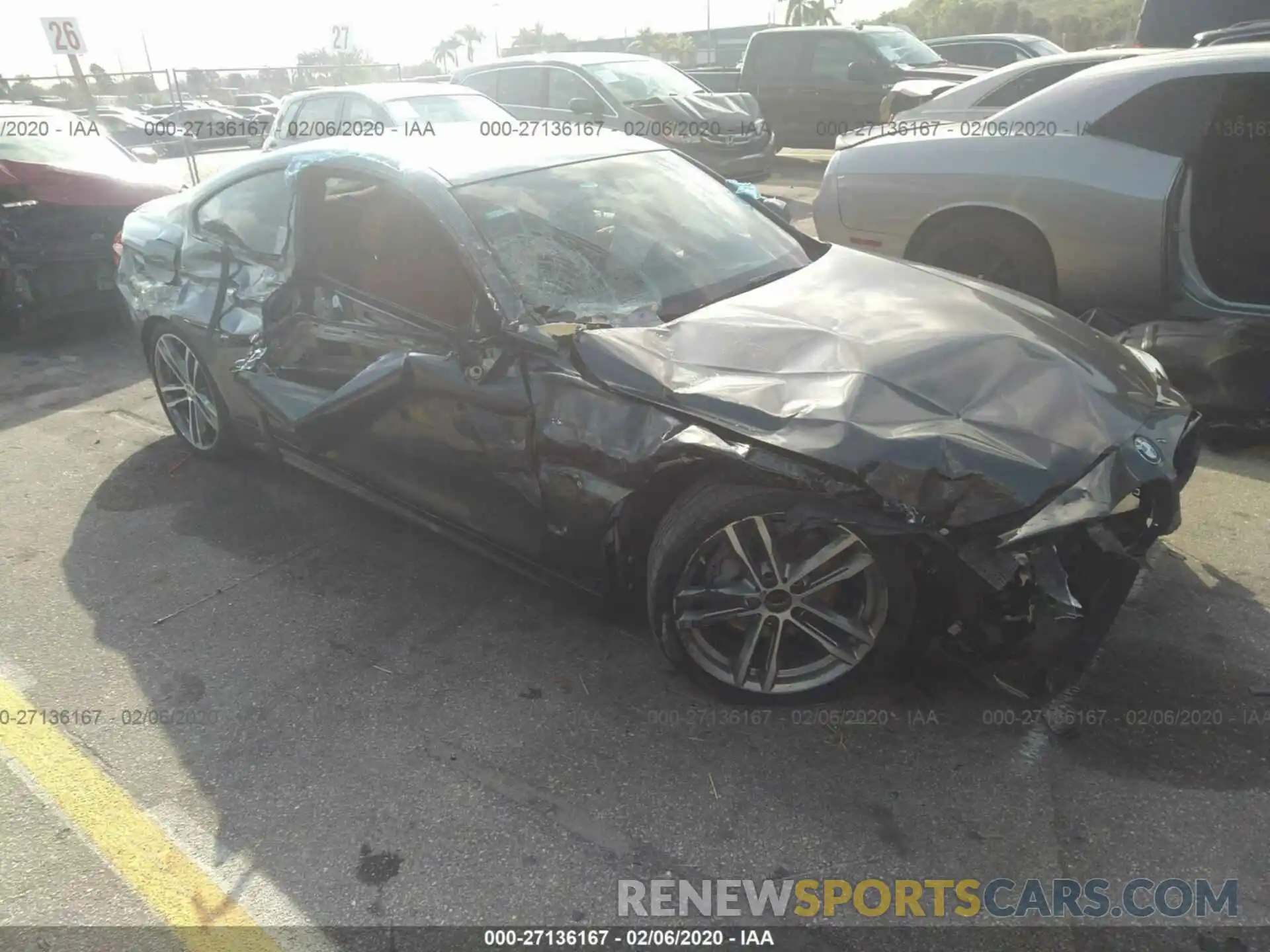 1 Фотография поврежденного автомобиля WBA4W3C50KAF92134 BMW 430I 2019