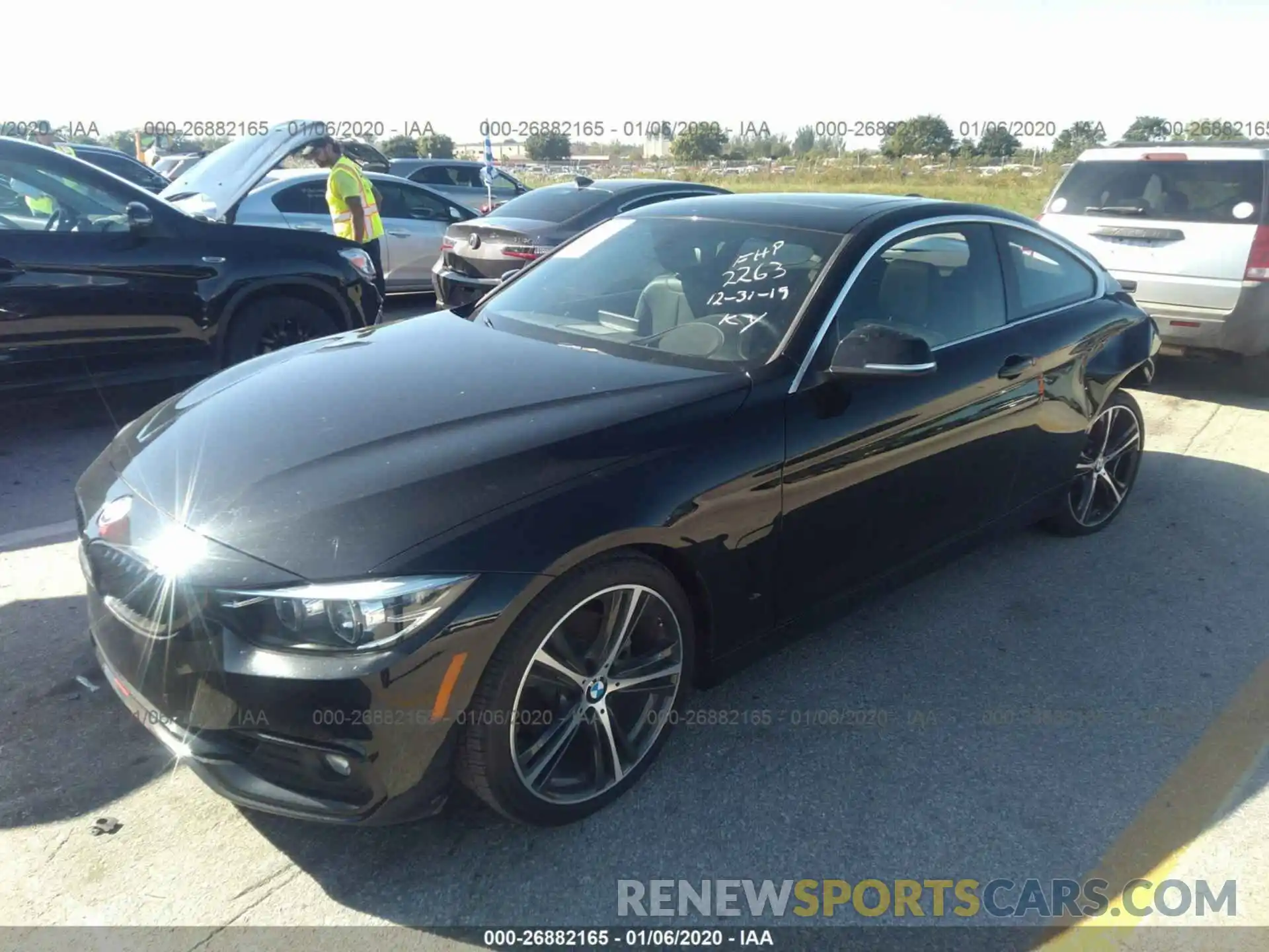 2 Photograph of a damaged car WBA4W3C50KAF92263 BMW 430I 2019