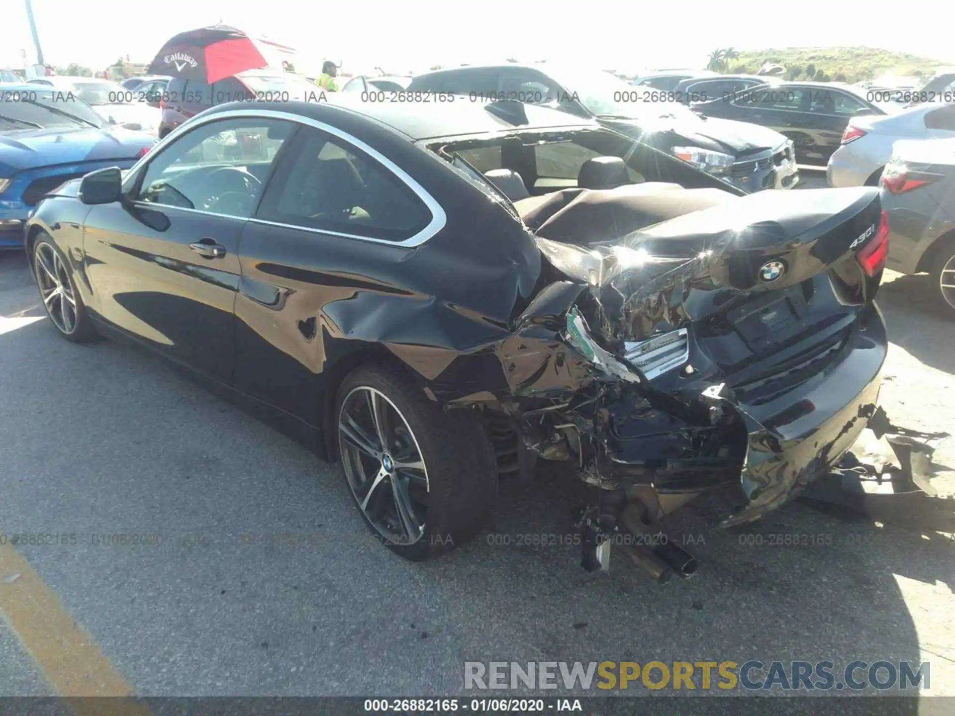 3 Photograph of a damaged car WBA4W3C50KAF92263 BMW 430I 2019