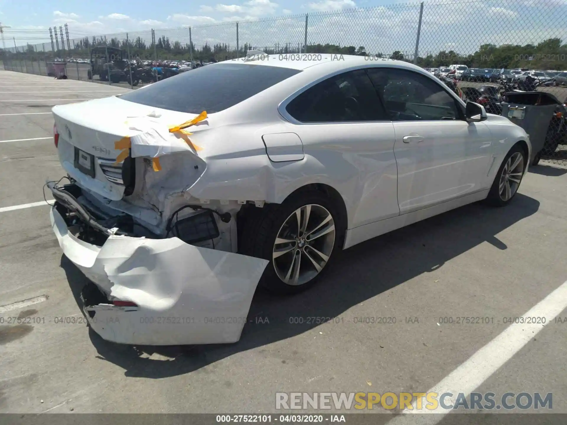 4 Photograph of a damaged car WBA4W3C51KAF91882 BMW 430I 2019