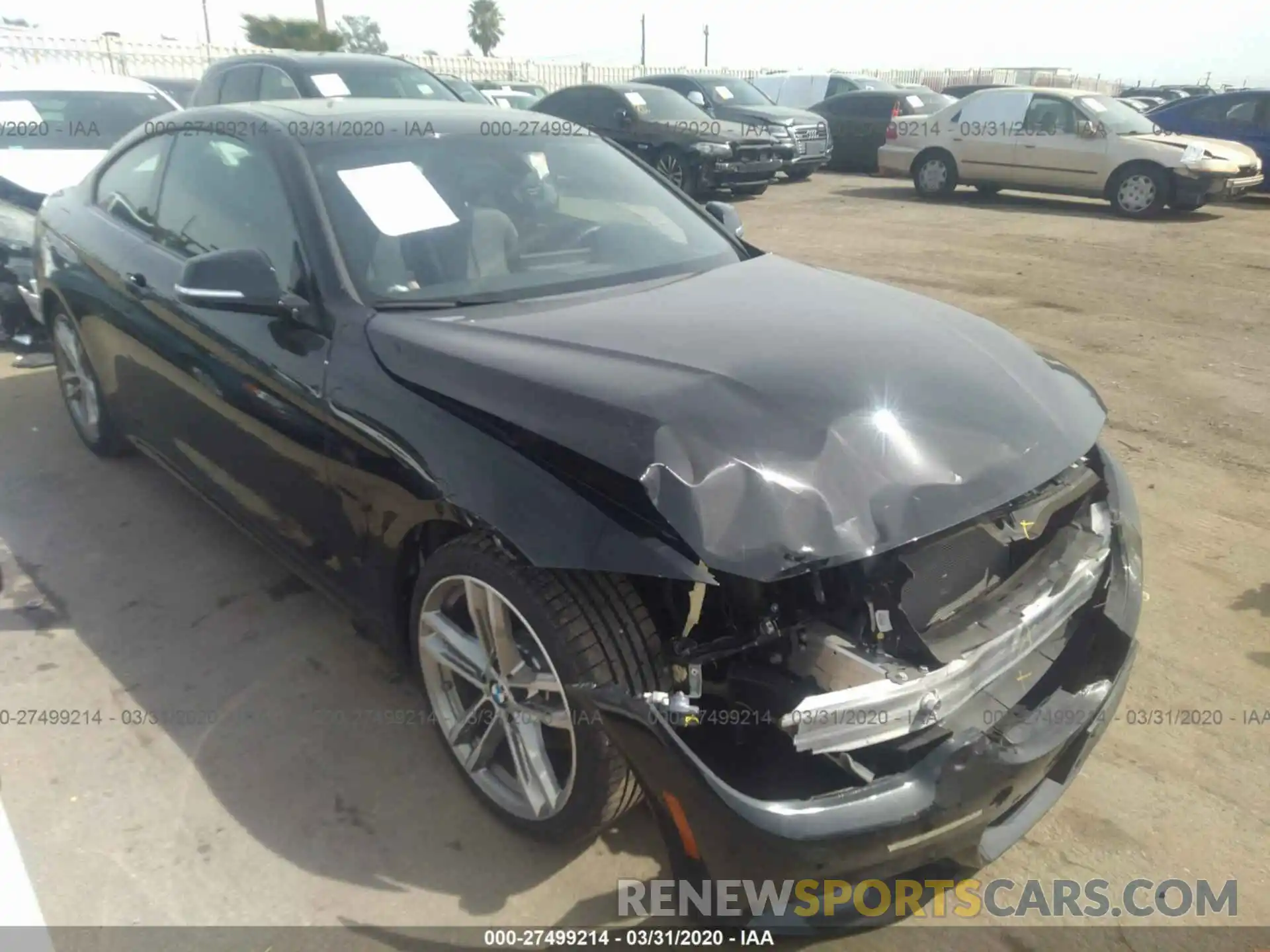 1 Photograph of a damaged car WBA4W3C57KAF93717 BMW 430I 2019