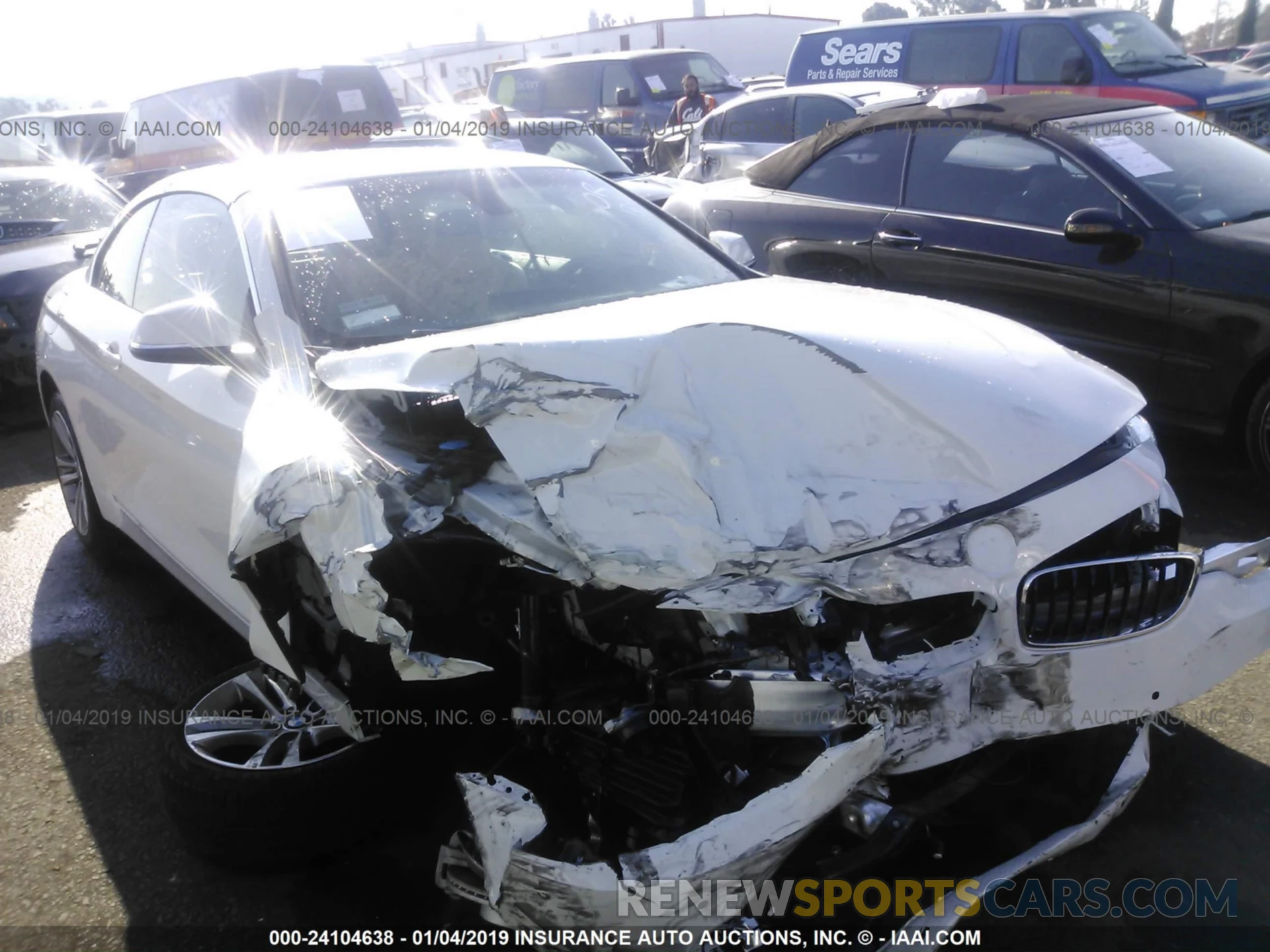 1 Photograph of a damaged car WBA4Z1C51KEE44028 BMW 430I 2019