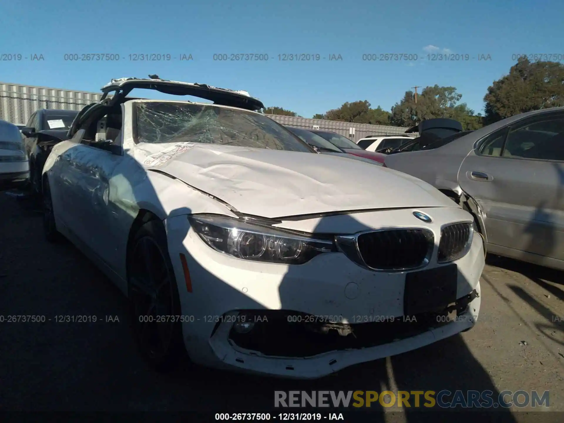 1 Photograph of a damaged car WBA4Z1C52KEE48993 BMW 430I 2019