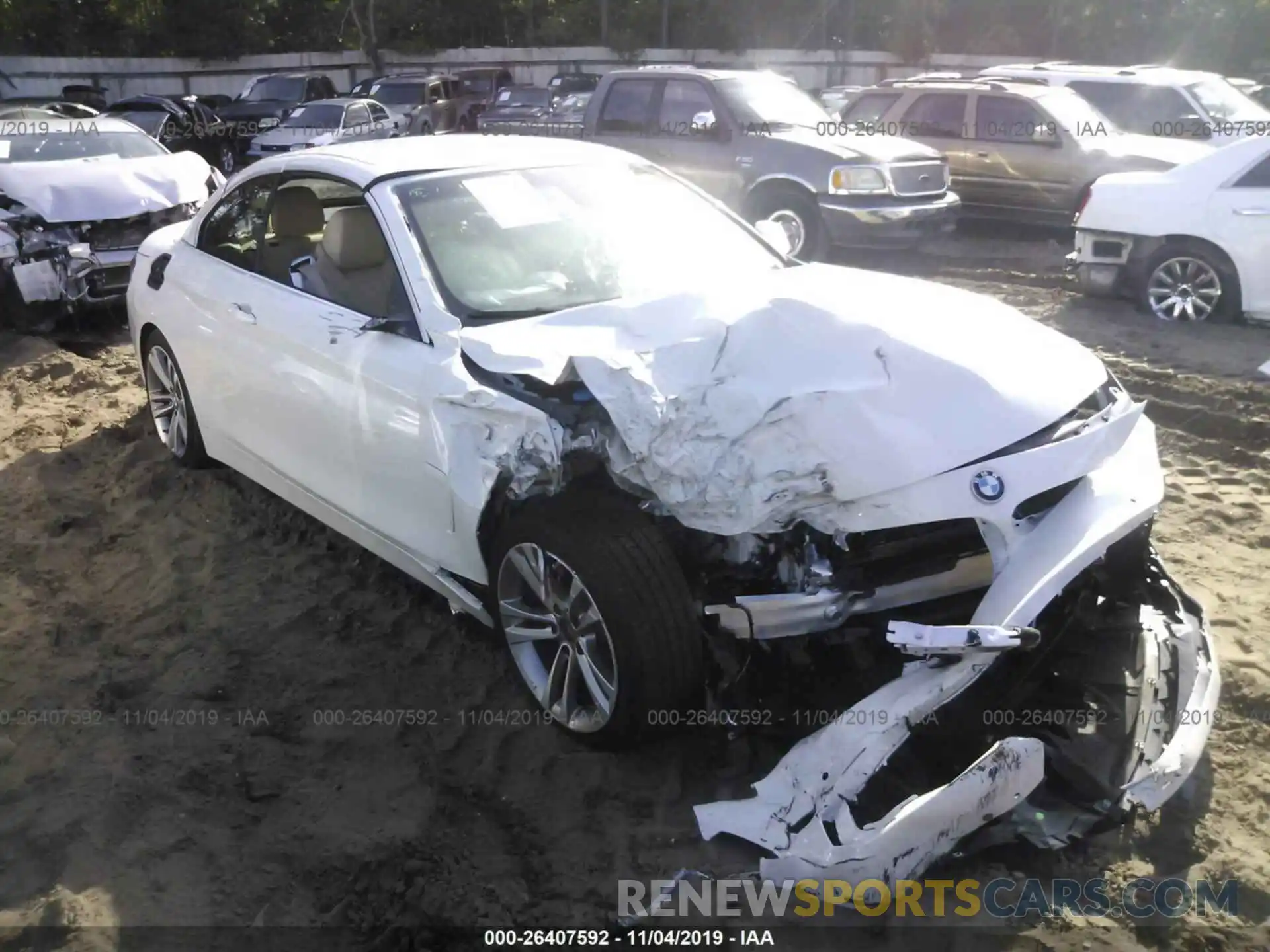 1 Photograph of a damaged car WBA4Z1C59KEE44312 BMW 430I 2019