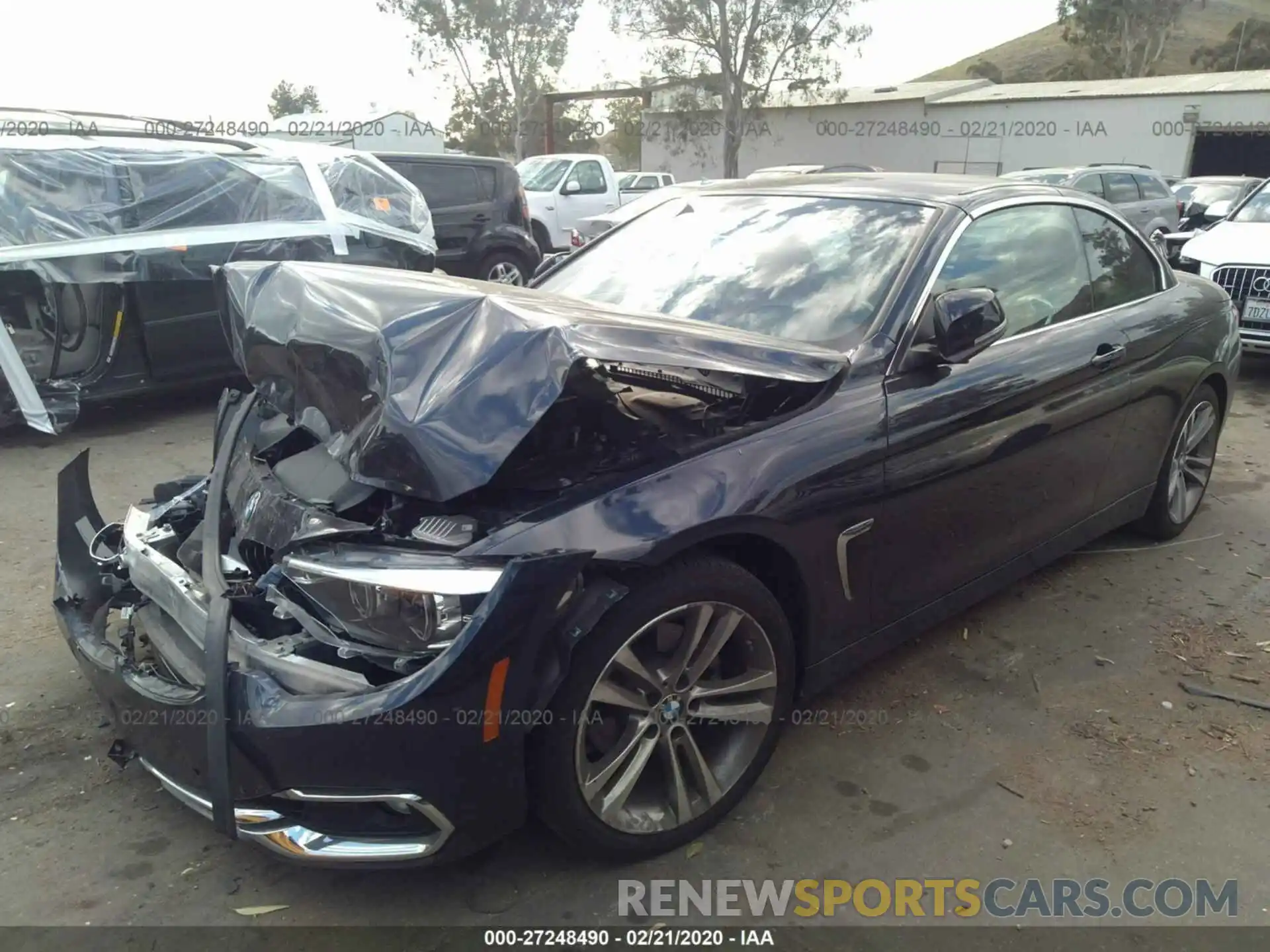 2 Фотография поврежденного автомобиля WBA4Z1C59KEE44441 BMW 430I 2019