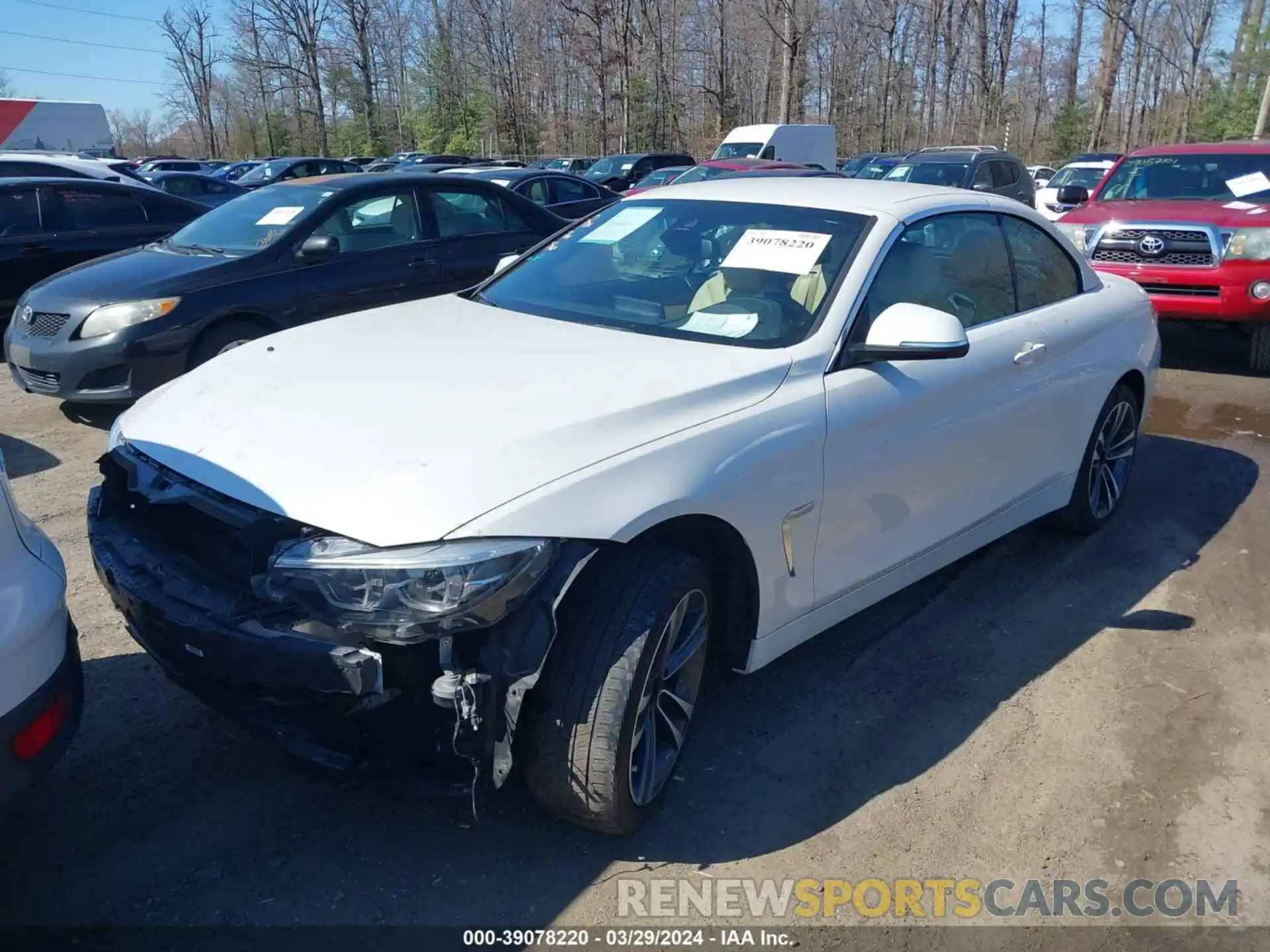 2 Photograph of a damaged car WBA4Z3C08L5N35747 BMW 430I 2020