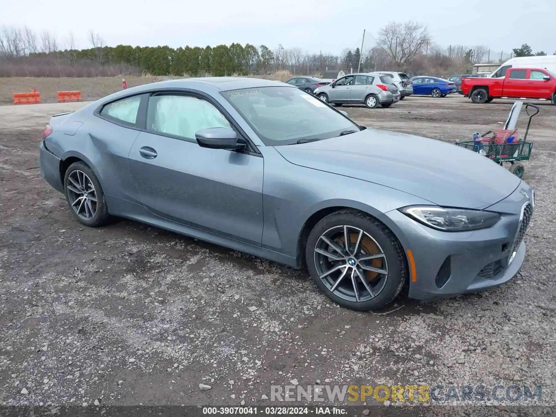 1 Photograph of a damaged car WBA73AP01NCK95565 BMW 430I 2022