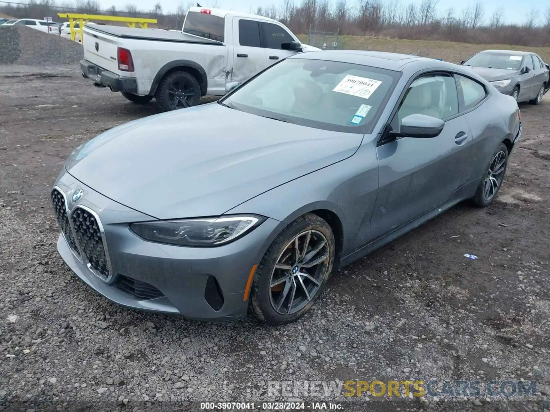 2 Фотография поврежденного автомобиля WBA73AP01NCK95565 BMW 430I 2022