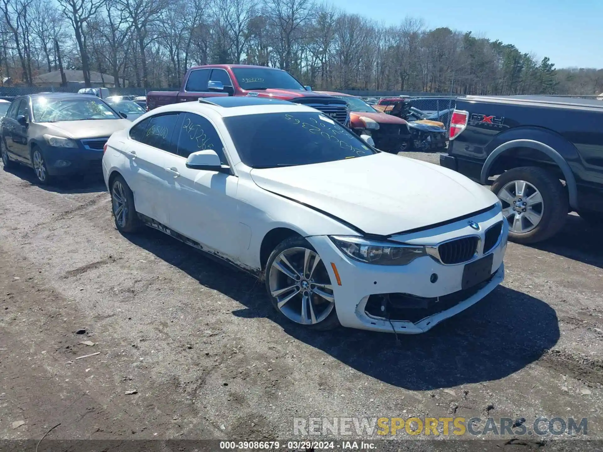 1 Photograph of a damaged car WBA4J3C54KBL06422 BMW 430I GRAN COUPE 2019