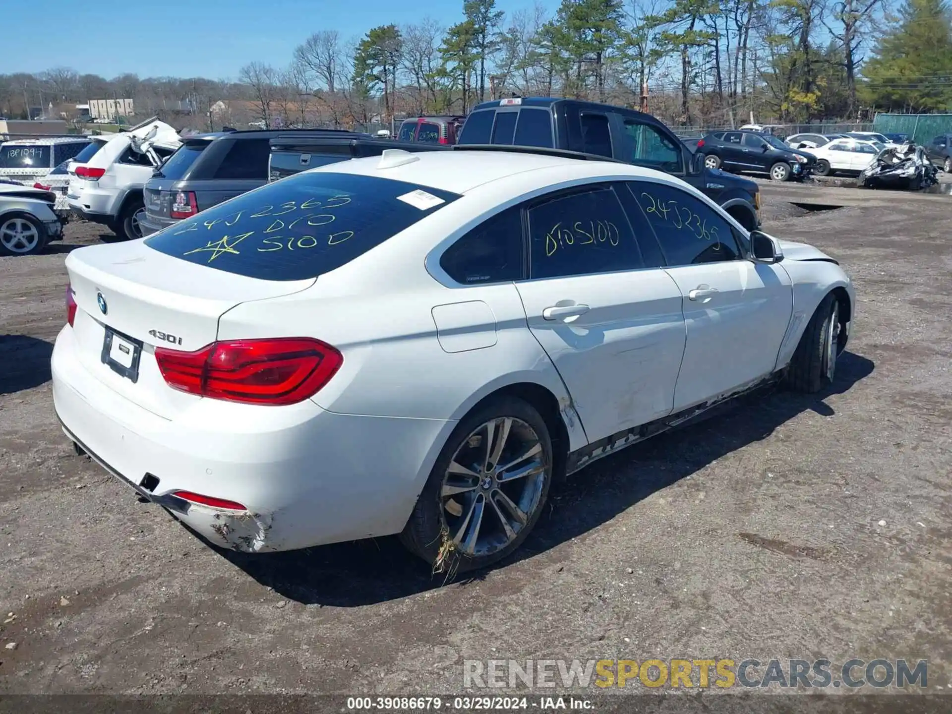 4 Photograph of a damaged car WBA4J3C54KBL06422 BMW 430I GRAN COUPE 2019