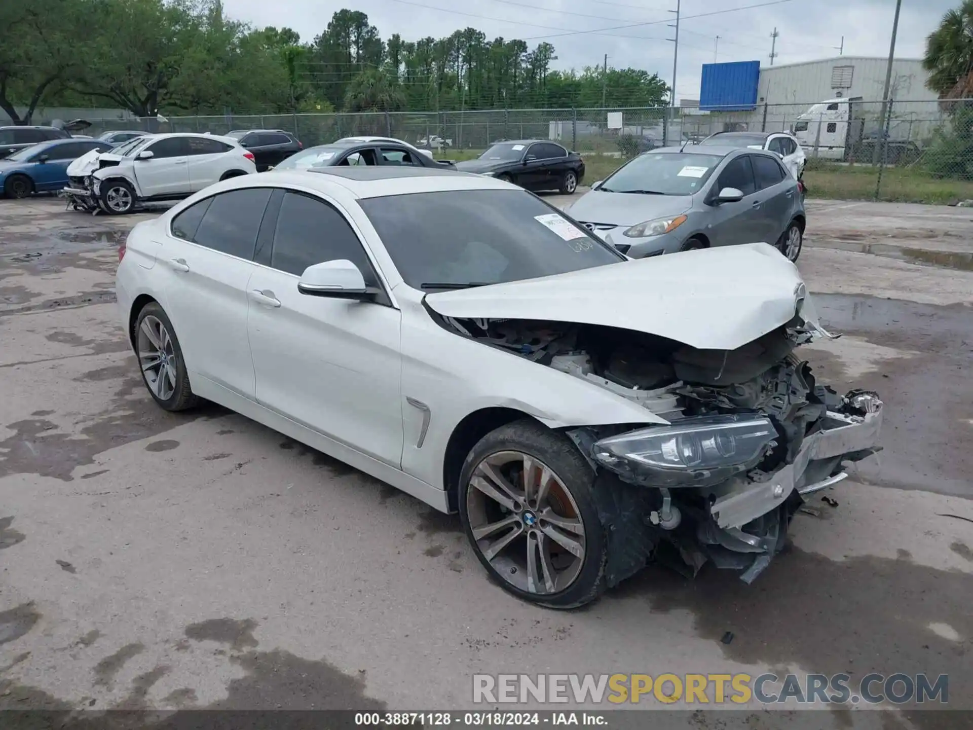 1 Фотография поврежденного автомобиля WBA4J3C54KBL09370 BMW 430I GRAN COUPE 2019