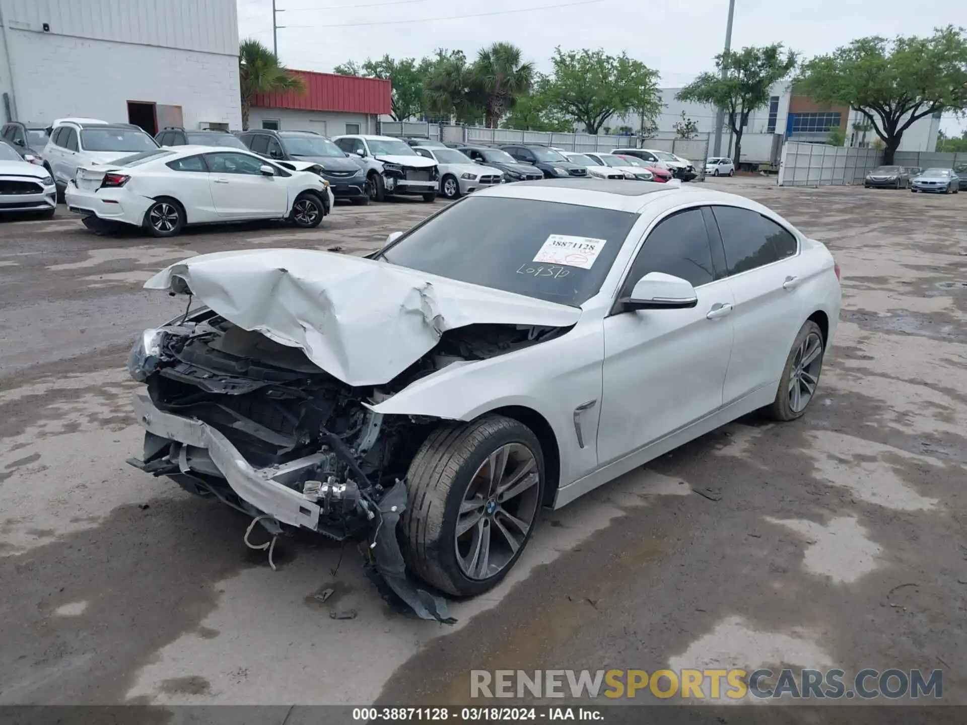 2 Фотография поврежденного автомобиля WBA4J3C54KBL09370 BMW 430I GRAN COUPE 2019