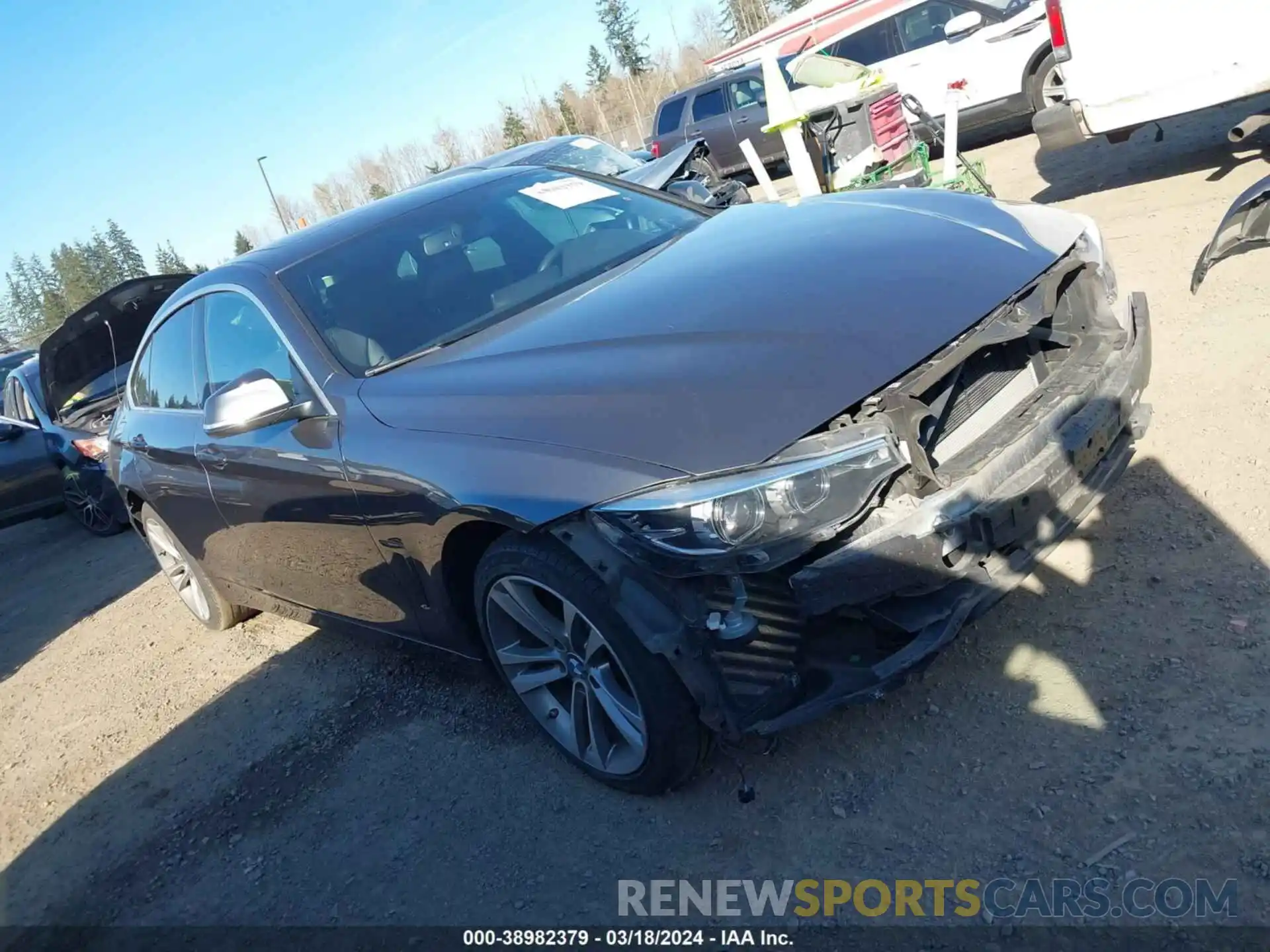 1 Photograph of a damaged car WBA4J3C56KBL05417 BMW 430I GRAN COUPE 2019