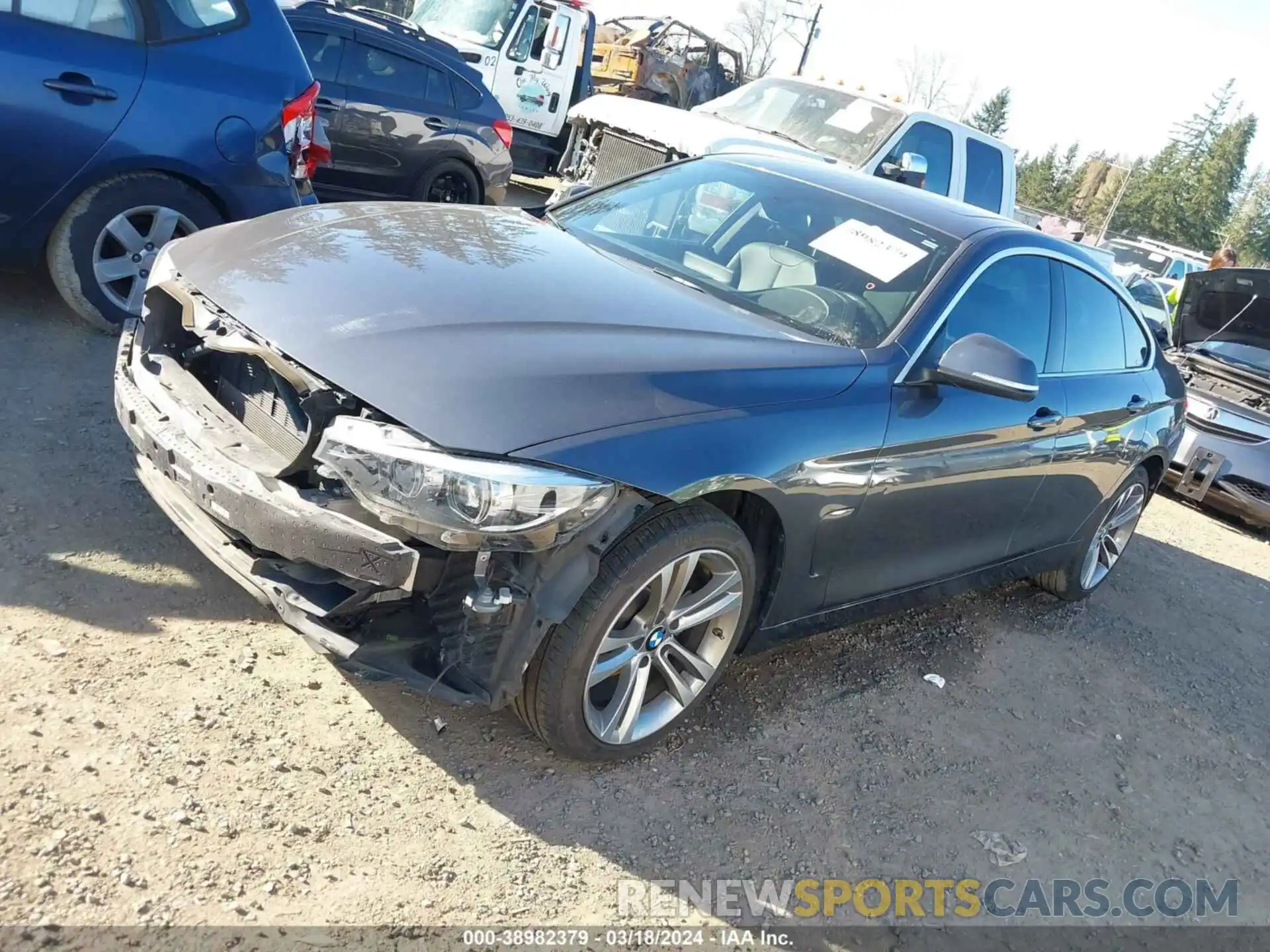 2 Photograph of a damaged car WBA4J3C56KBL05417 BMW 430I GRAN COUPE 2019