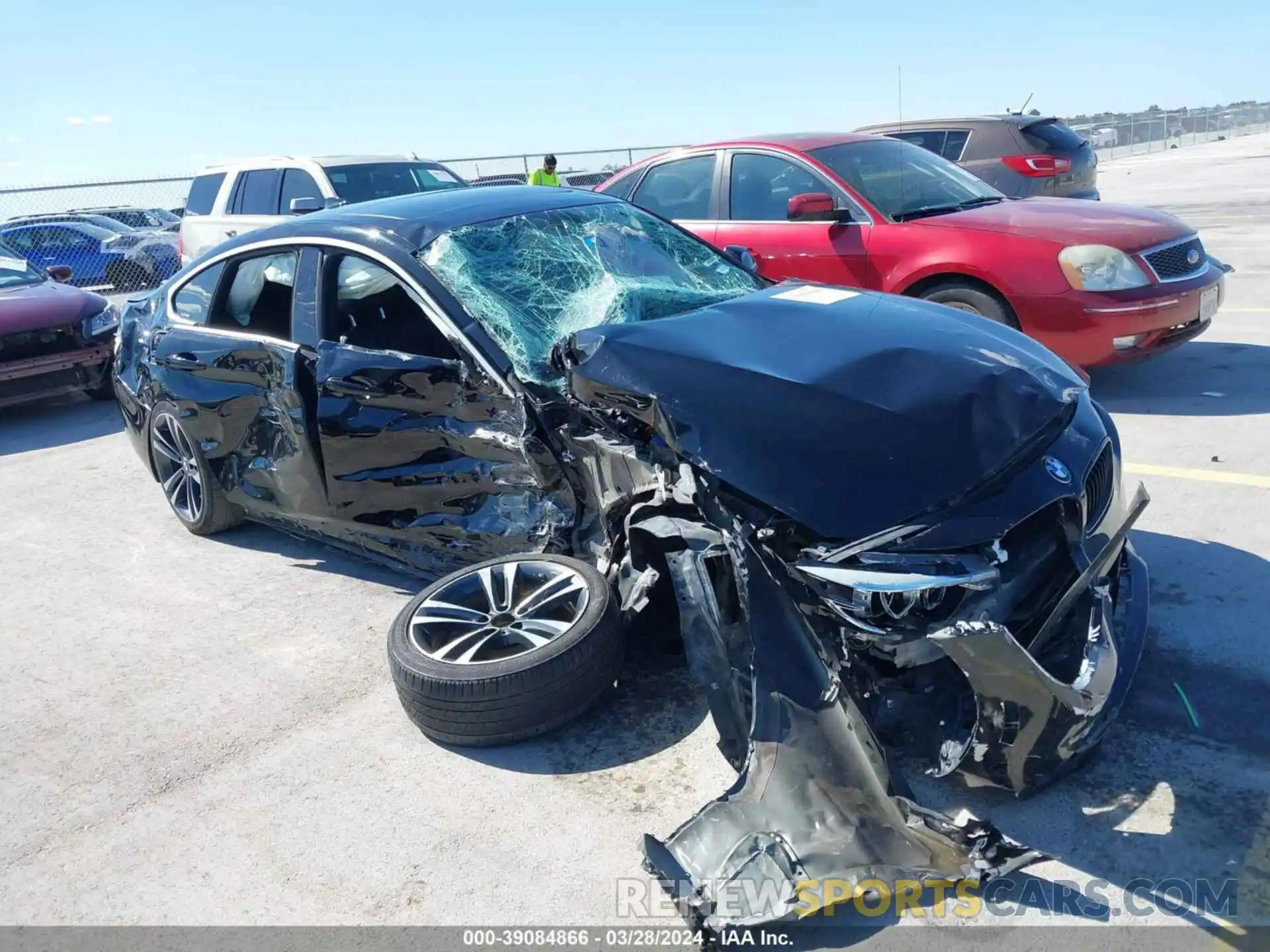 1 Photograph of a damaged car WBA4J1C01LCE41445 BMW 430I GRAN COUPE 2020