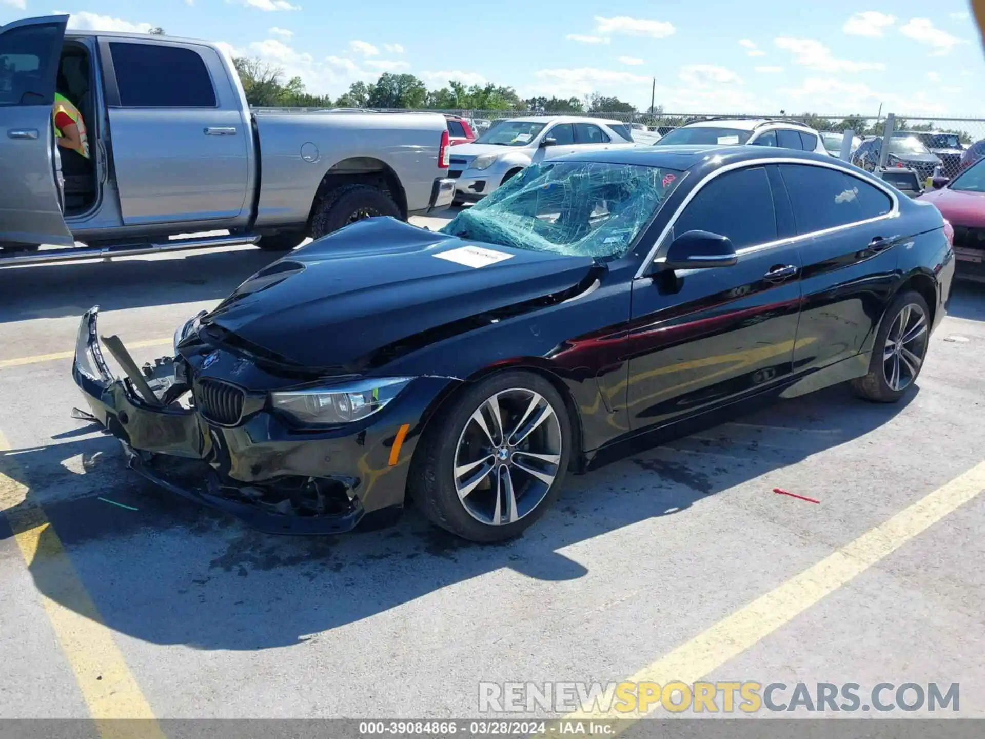 2 Photograph of a damaged car WBA4J1C01LCE41445 BMW 430I GRAN COUPE 2020