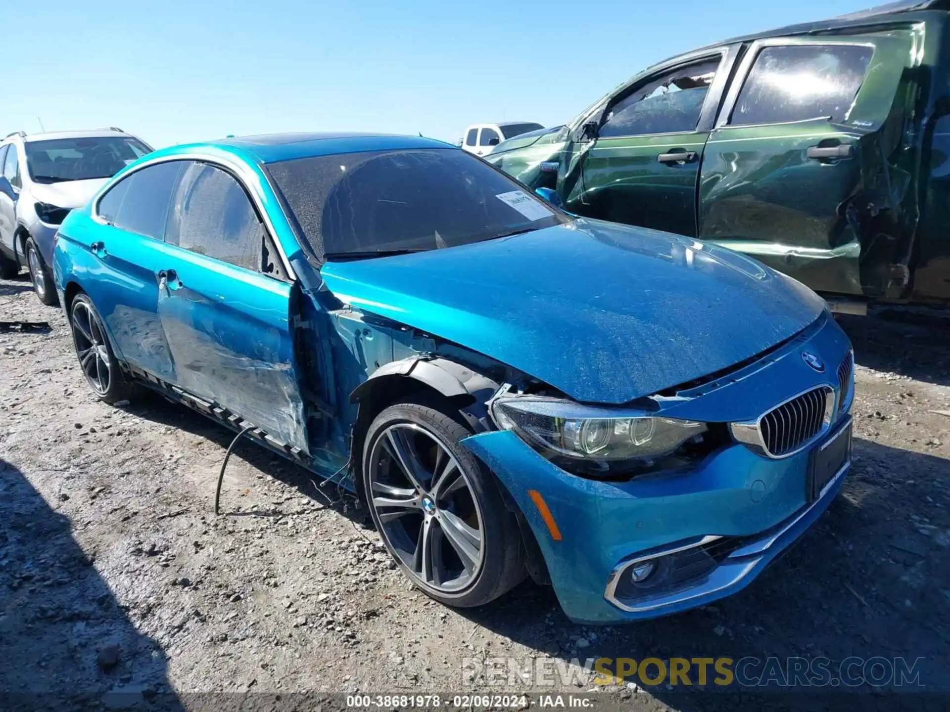 1 Photograph of a damaged car WBA4J3C08LBL11838 BMW 430I GRAN COUPE 2020