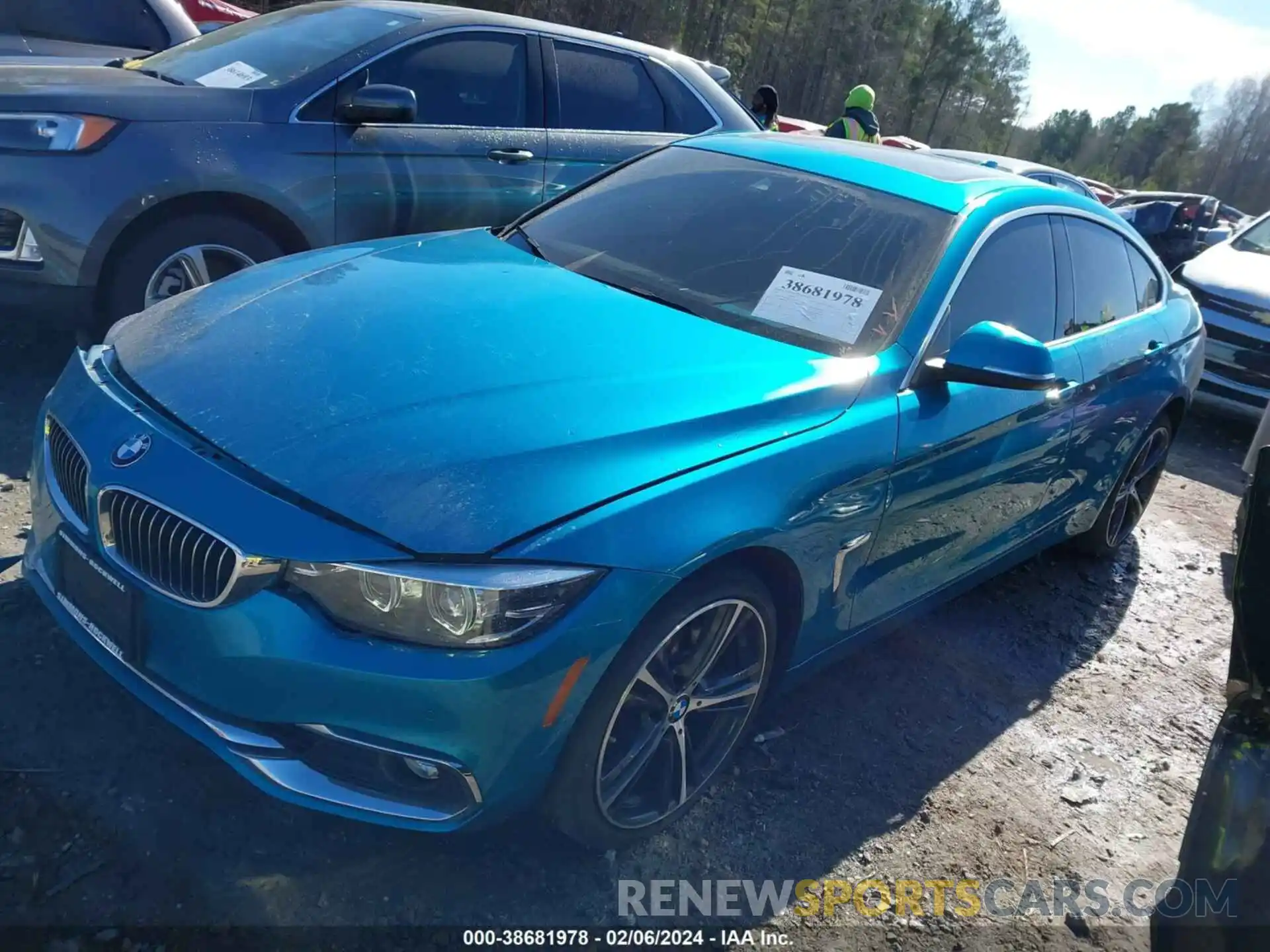 2 Photograph of a damaged car WBA4J3C08LBL11838 BMW 430I GRAN COUPE 2020