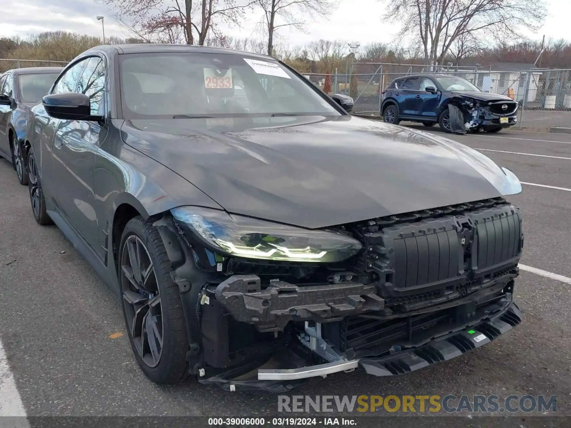 1 Photograph of a damaged car WBA73AV07PFN88911 BMW 430I GRAN COUPE 2023