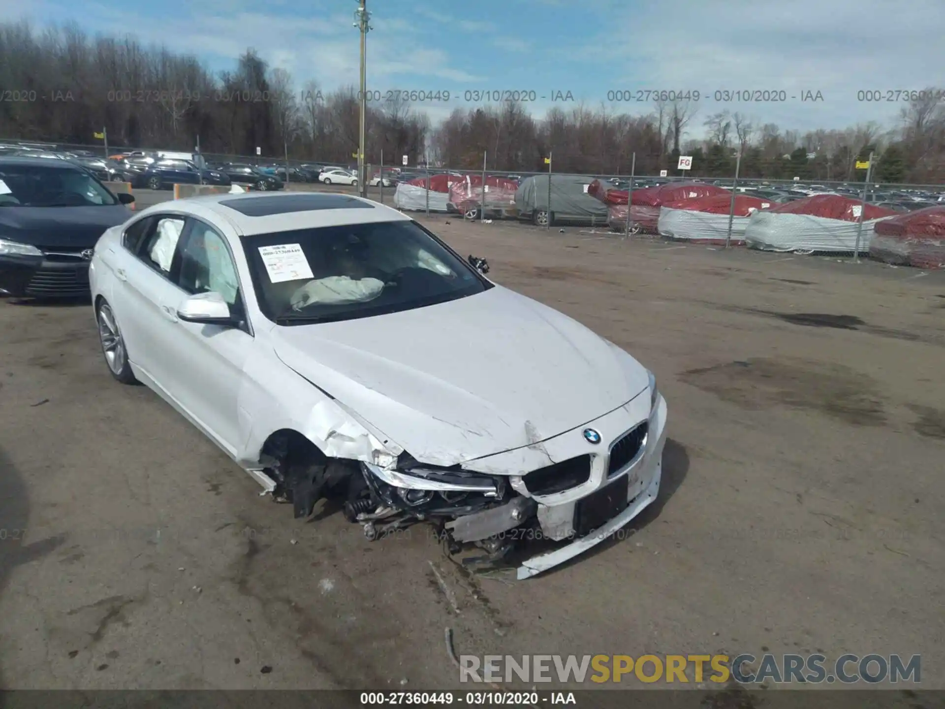 1 Фотография поврежденного автомобиля WBA4J3C50KBL10841 BMW 430XI 2019