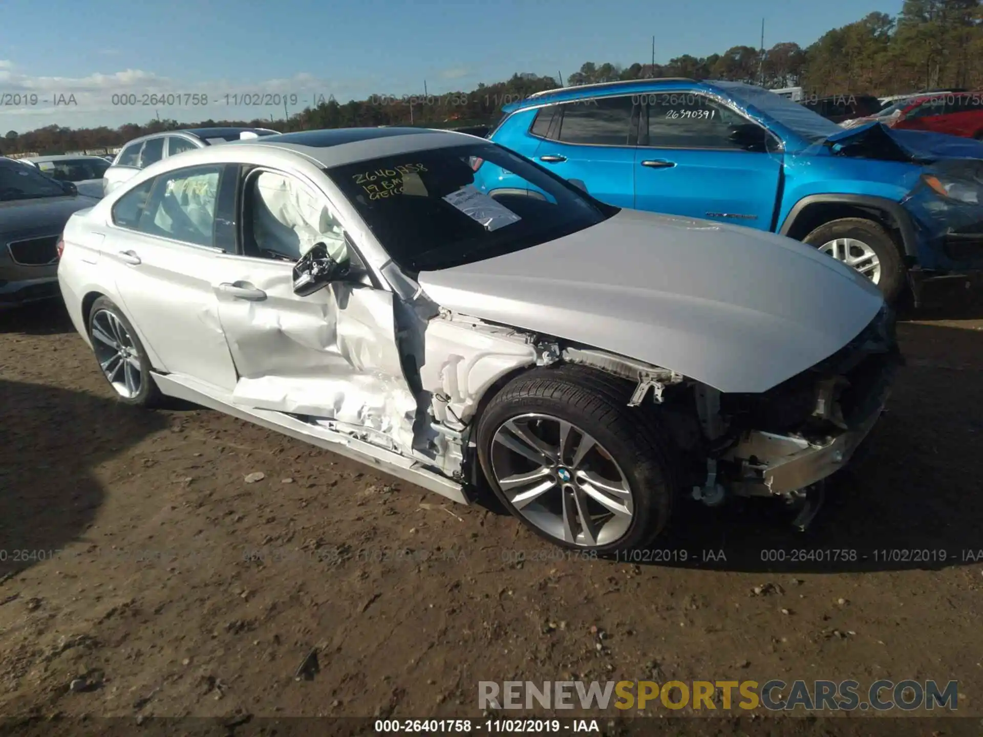 1 Фотография поврежденного автомобиля WBA4J3C55KBL08485 BMW 430XI 2019