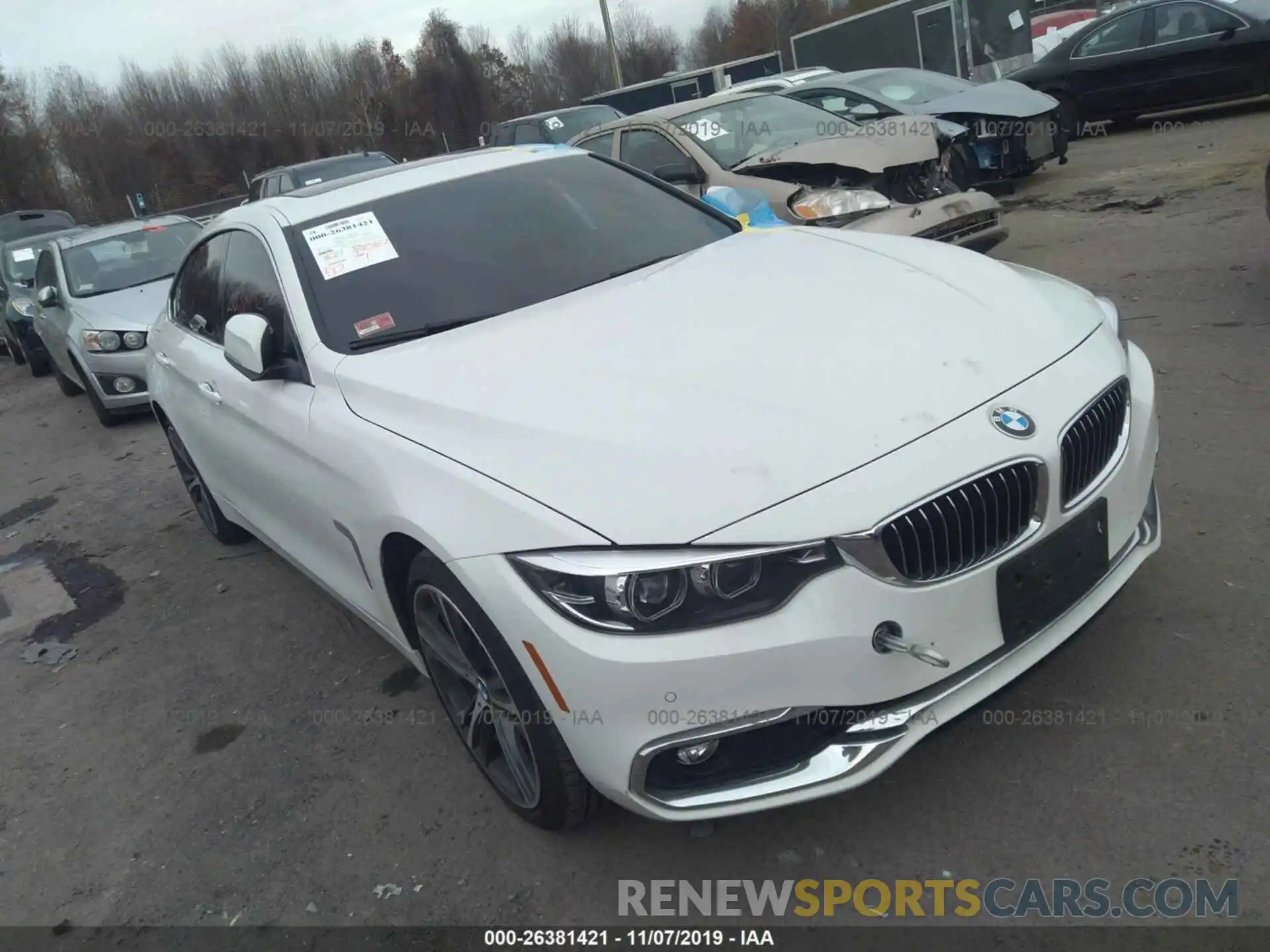 1 Photograph of a damaged car WBA4J3C58KBL05015 BMW 430XI 2019