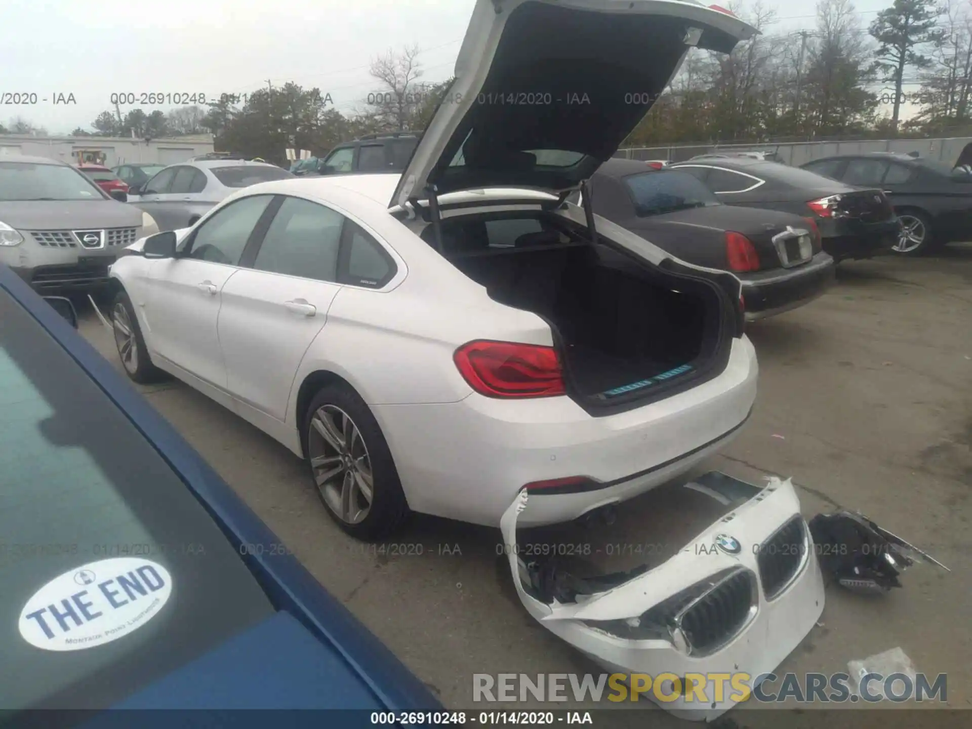 3 Photograph of a damaged car WBA4J3C59KBL08523 BMW 430XI 2019