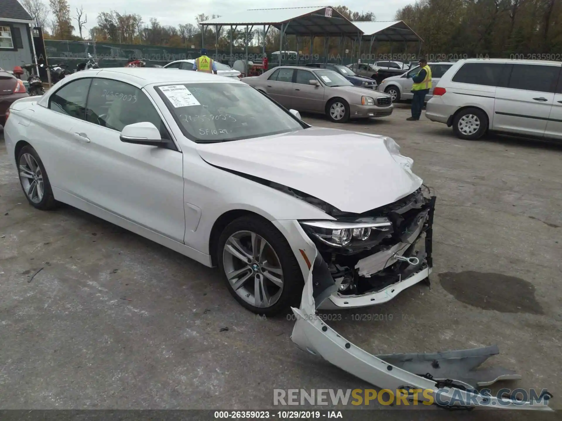 1 Фотография поврежденного автомобиля WBA4Z3C51KEN88767 BMW 430XI 2019
