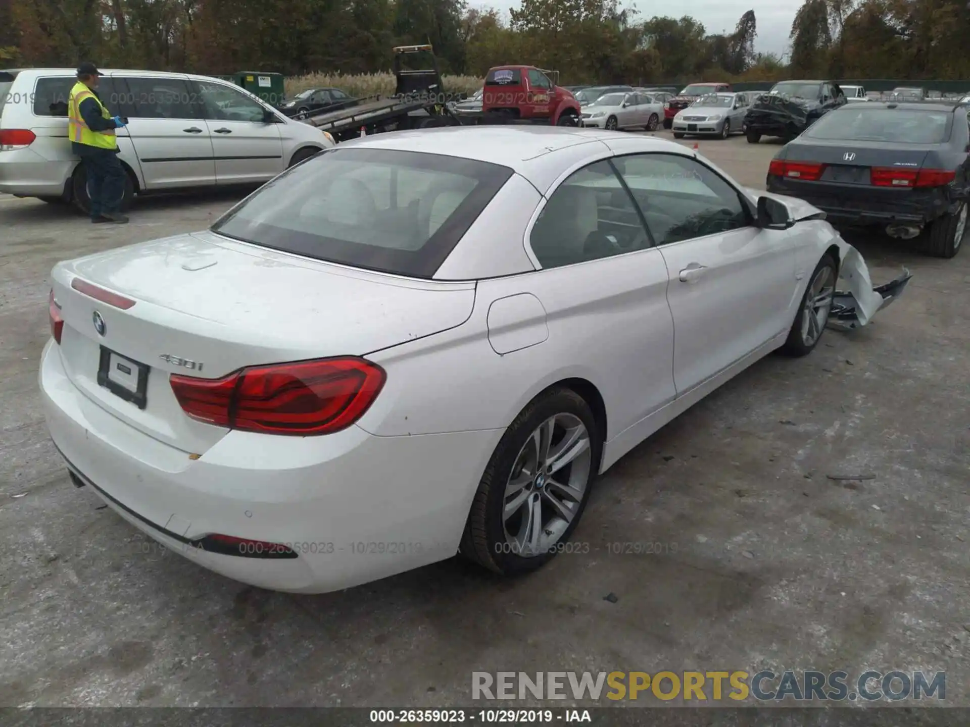 4 Фотография поврежденного автомобиля WBA4Z3C51KEN88767 BMW 430XI 2019