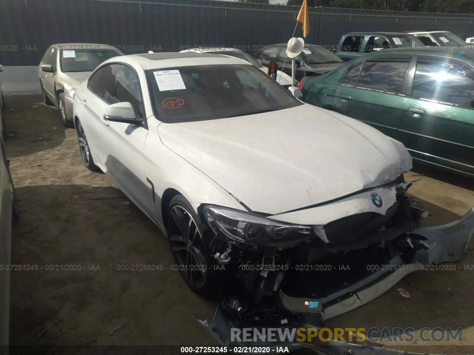 1 Photograph of a damaged car WBA4J5C56KBM65454 BMW 440I 2019