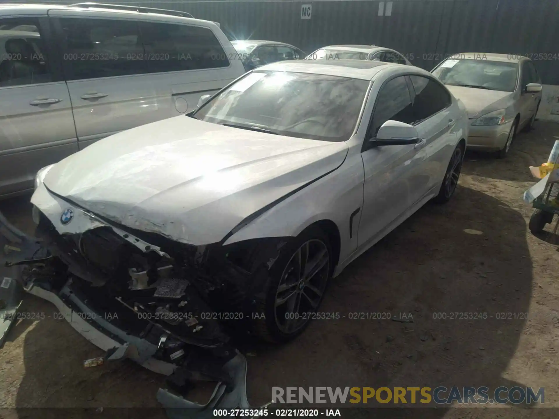 2 Photograph of a damaged car WBA4J5C56KBM65454 BMW 440I 2019