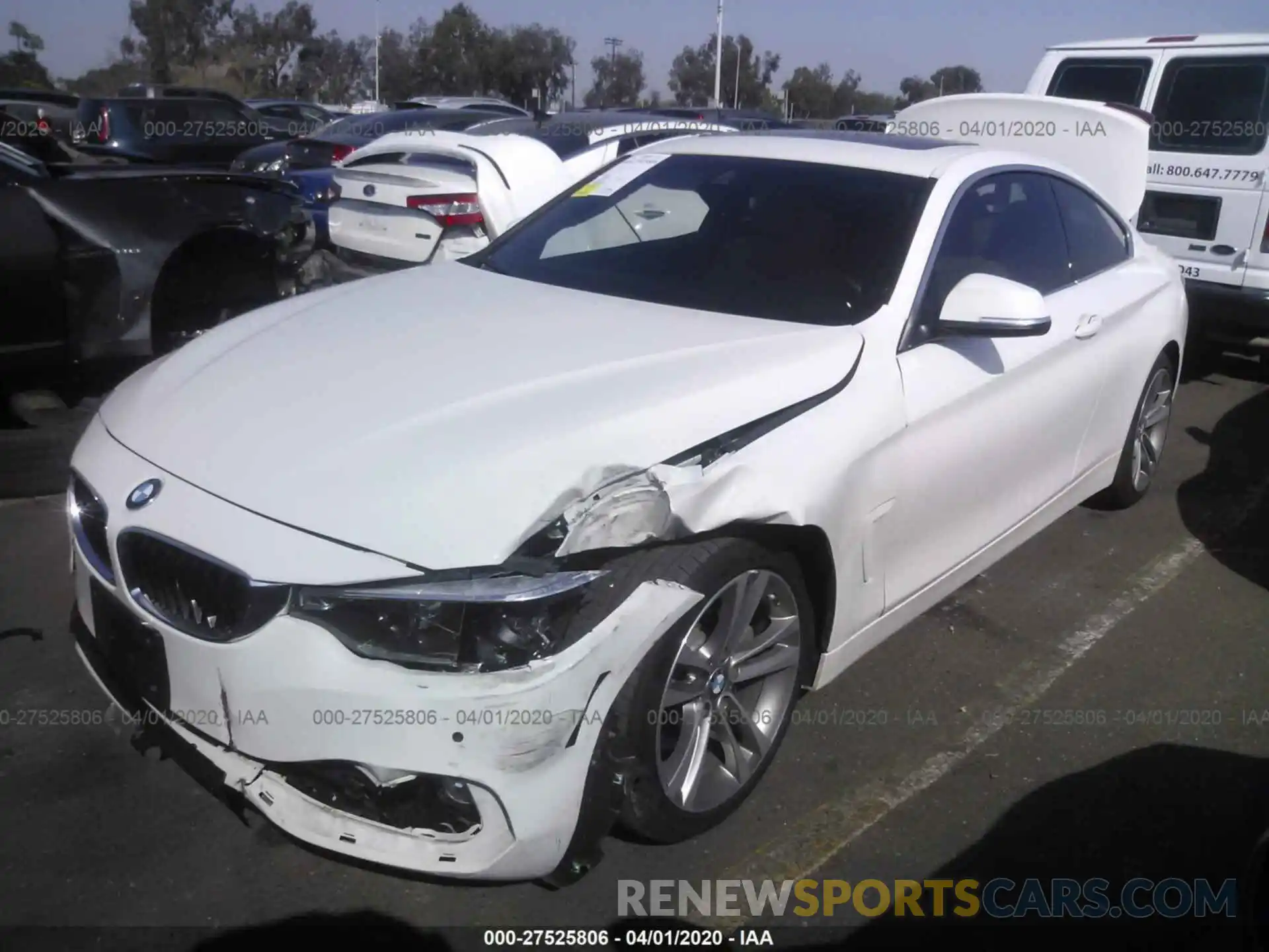 2 Photograph of a damaged car WBA4W7C51KAG52252 BMW 440I 2019