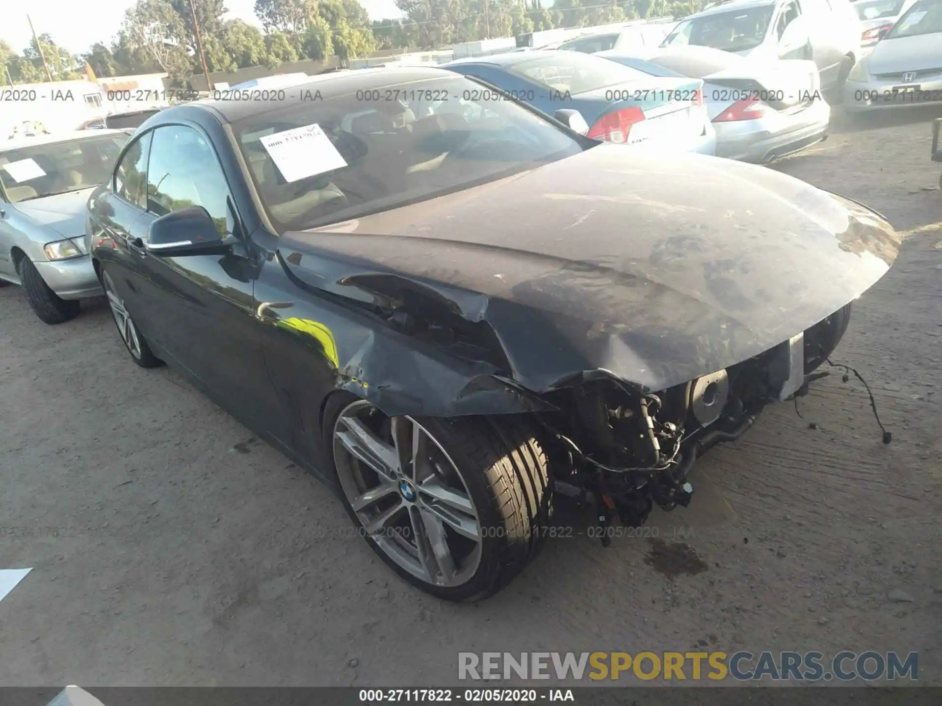 1 Photograph of a damaged car WBA4W7C54KAG52245 BMW 440I 2019