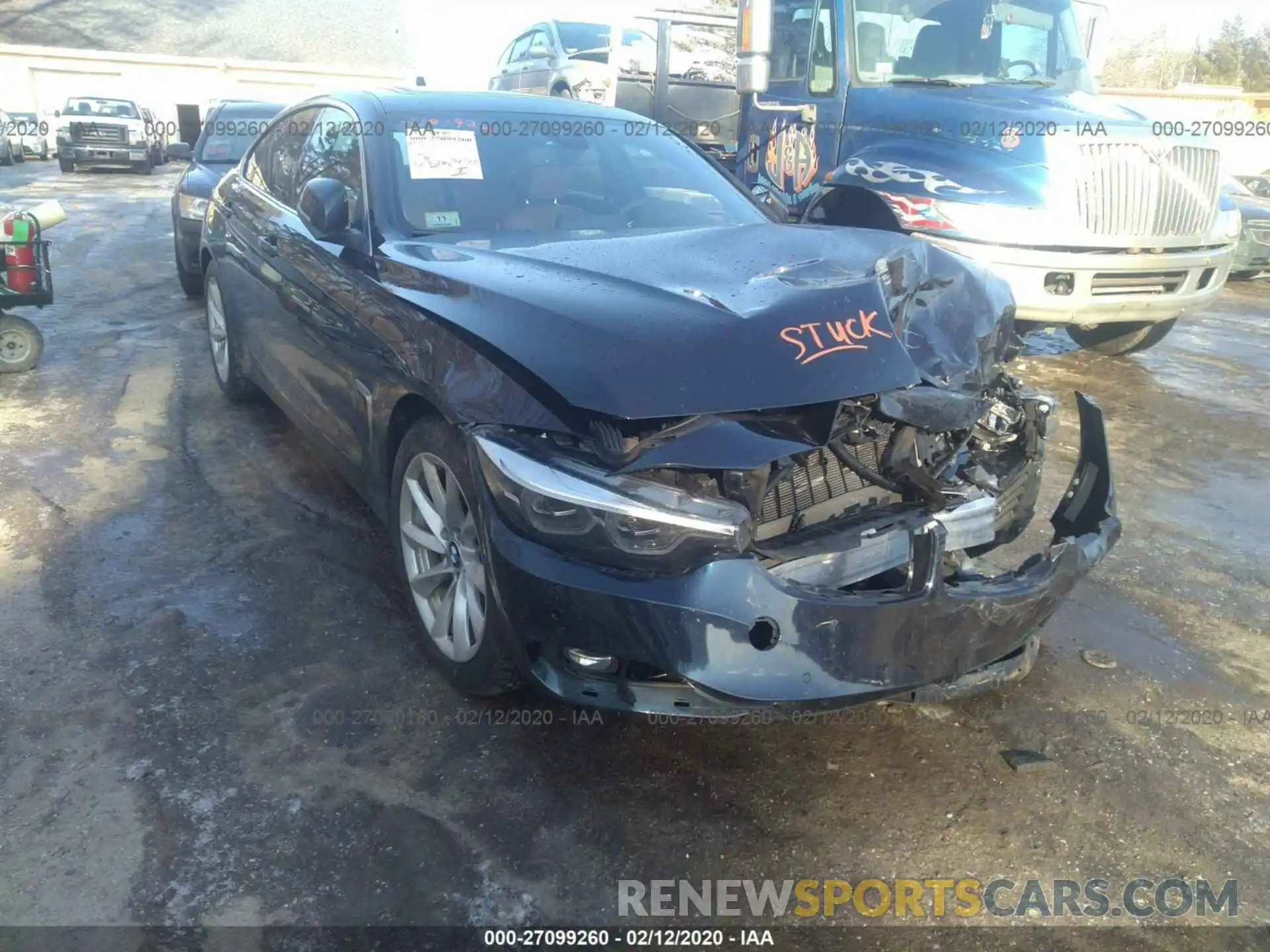 1 Photograph of a damaged car WBA4J7C53KBM76097 BMW 440XI 2019