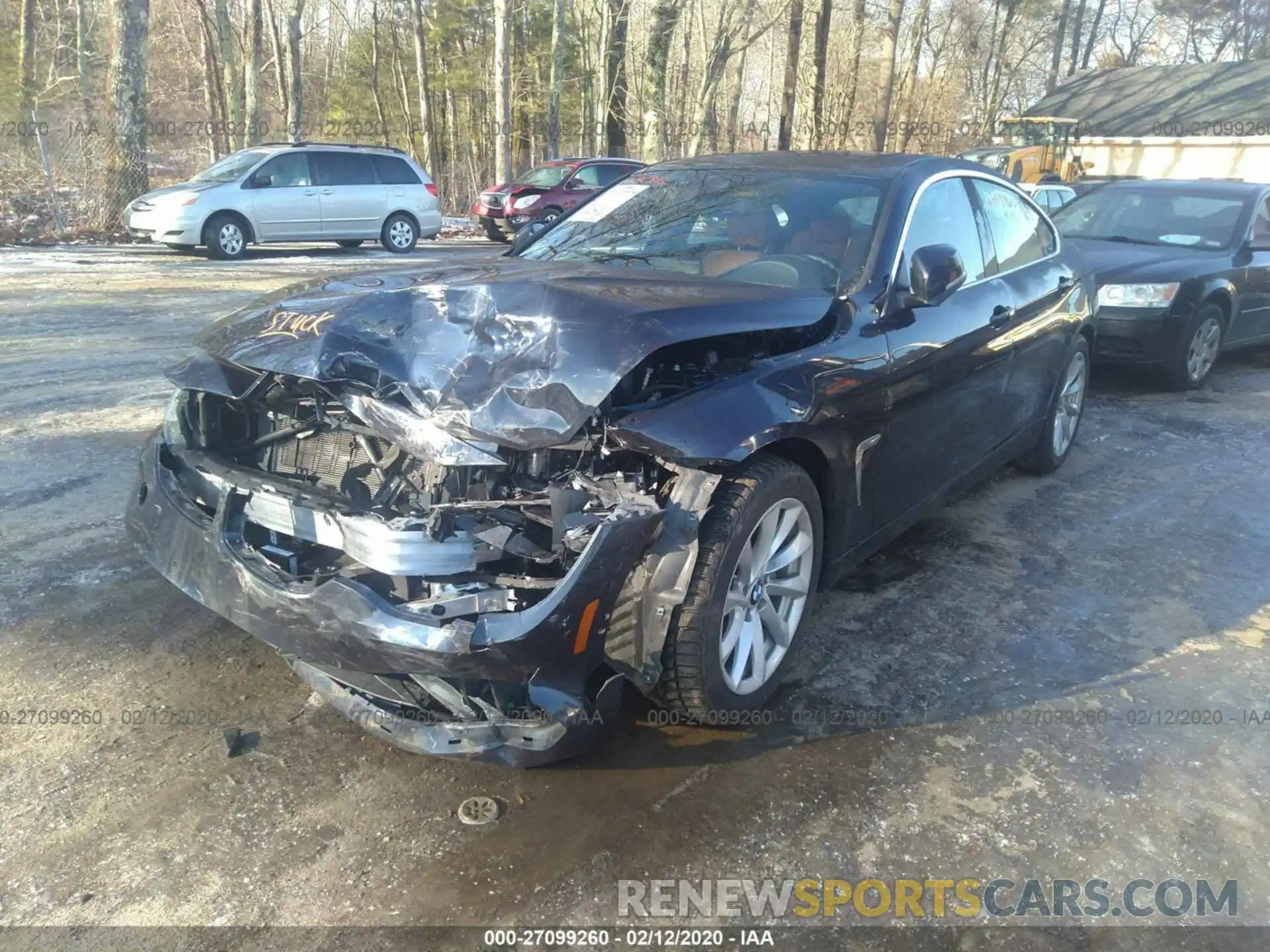 2 Photograph of a damaged car WBA4J7C53KBM76097 BMW 440XI 2019