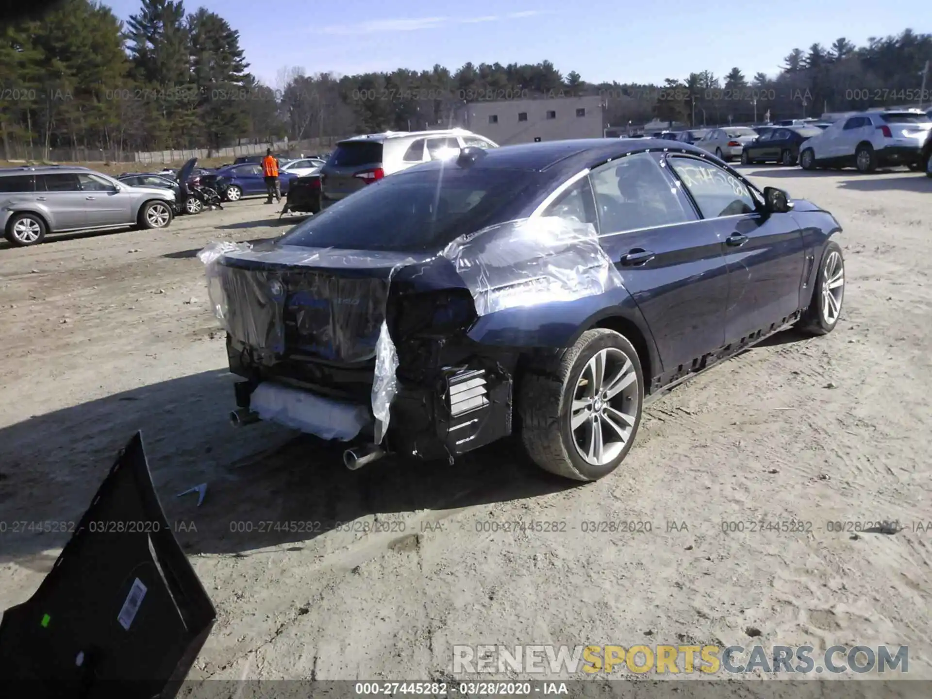 4 Фотография поврежденного автомобиля WBA4J7C55KBM74917 BMW 440XI 2019
