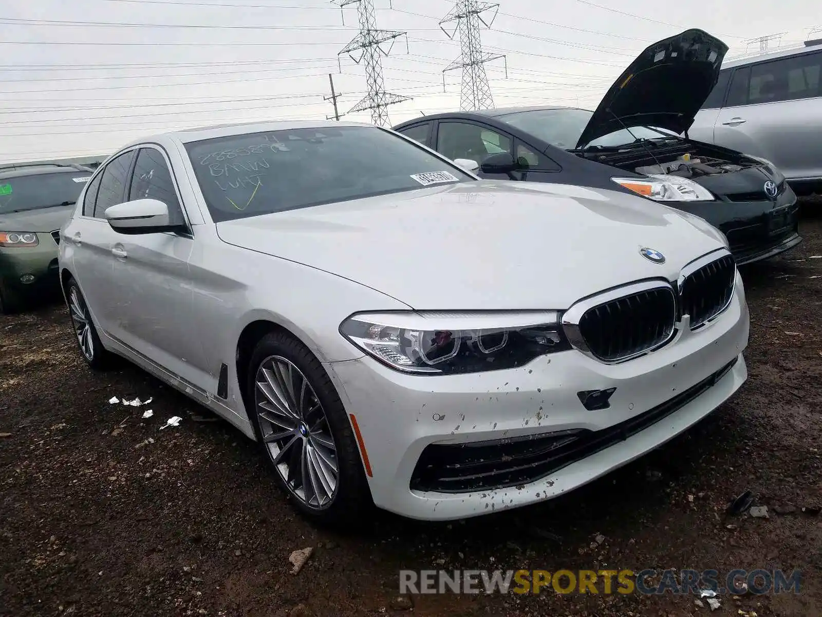 1 Фотография поврежденного автомобиля WBAJA5C50KBX86635 BMW 5 SERIES 2019