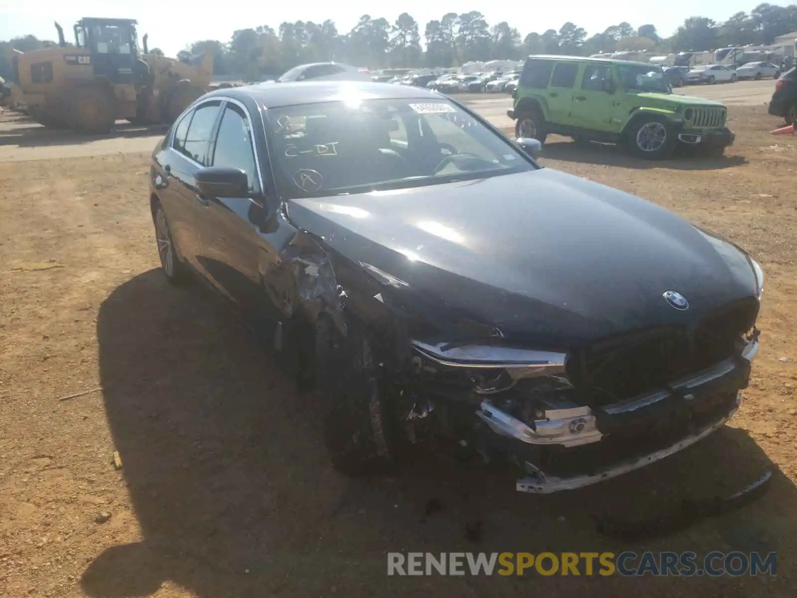 1 Photograph of a damaged car WBAJA5C50KBX87333 BMW 5 SERIES 2019