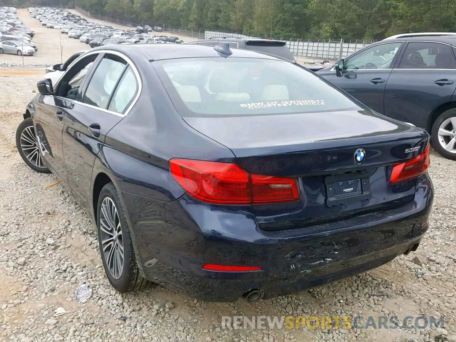 3 Фотография поврежденного автомобиля WBAJA5C50KBX87512 BMW 5 SERIES 2019