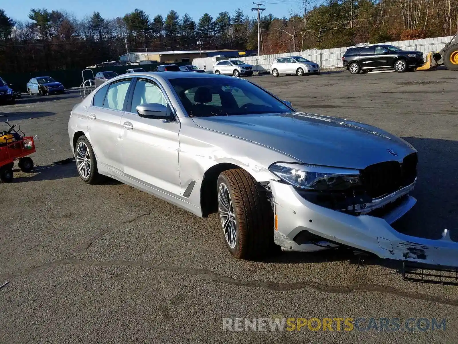 1 Photograph of a damaged car WBAJA5C50KBX87753 BMW 5 SERIES 2019