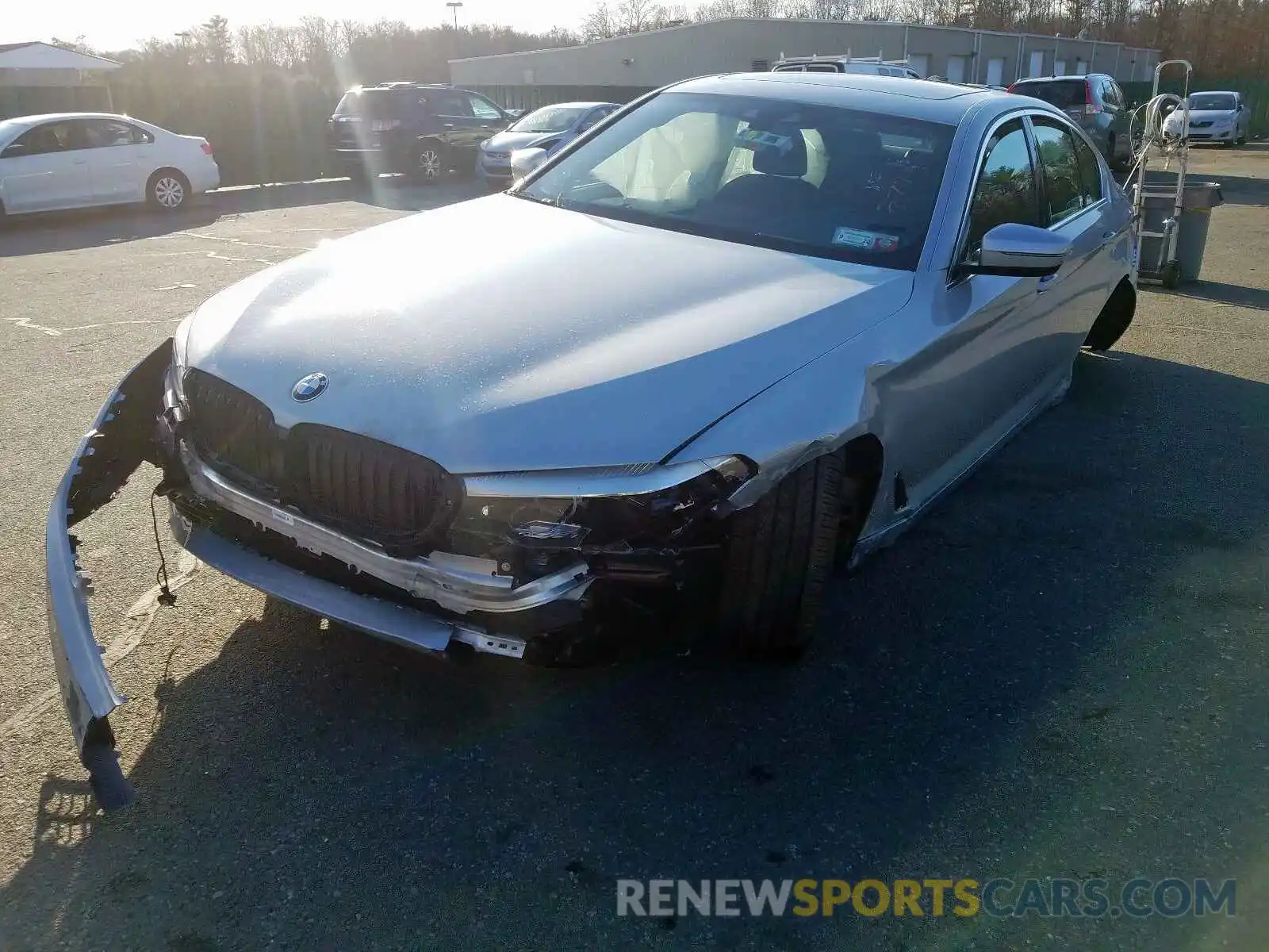 2 Photograph of a damaged car WBAJA5C50KBX87753 BMW 5 SERIES 2019