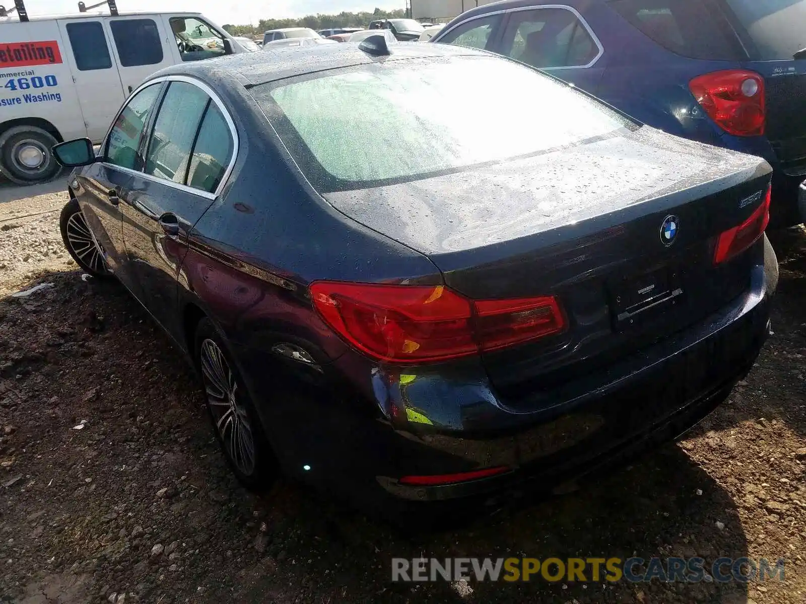 3 Фотография поврежденного автомобиля WBAJA5C50KG901219 BMW 5 SERIES 2019