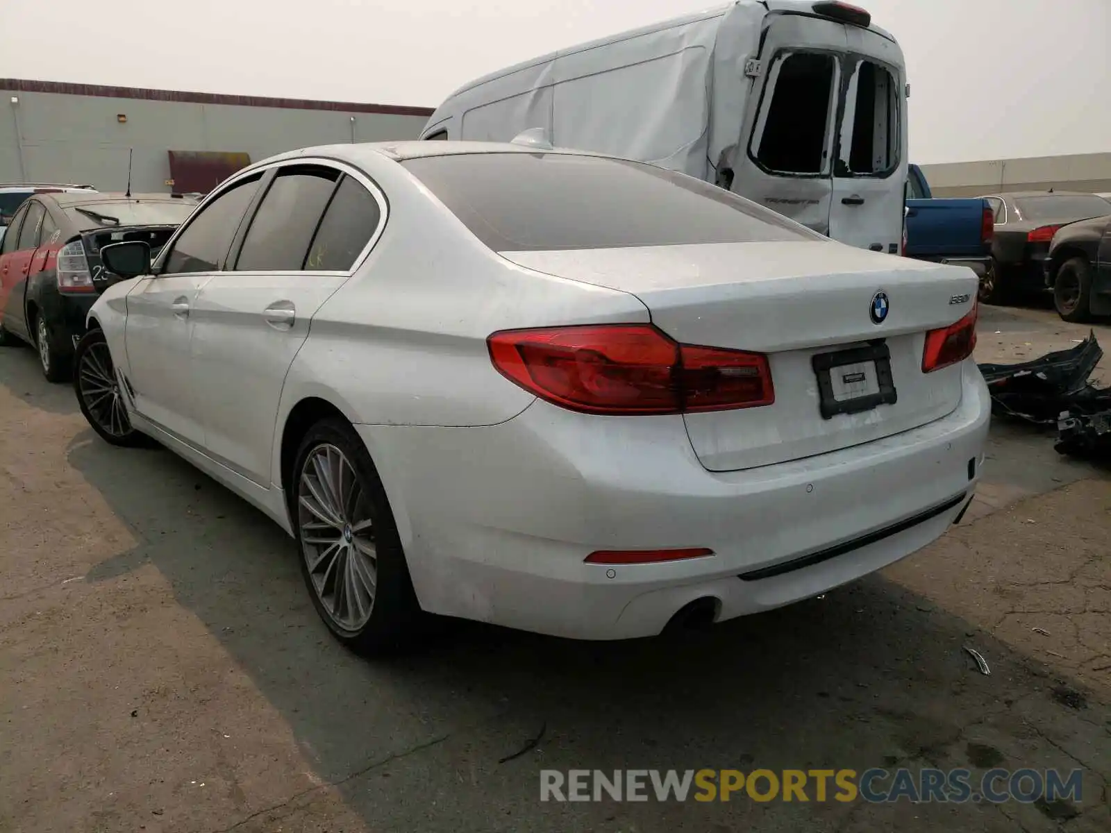 3 Photograph of a damaged car WBAJA5C50KWW08958 BMW 5 SERIES 2019