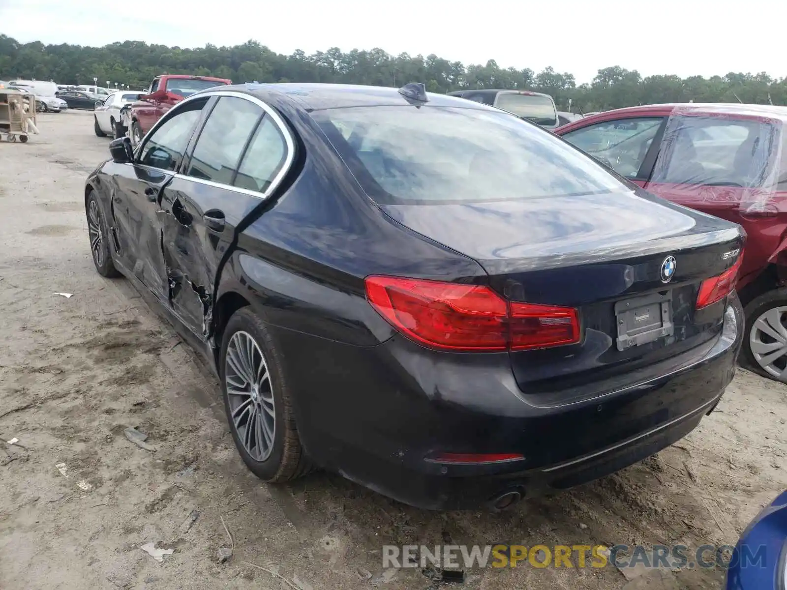 3 Photograph of a damaged car WBAJA5C50KWW20401 BMW 5 SERIES 2019