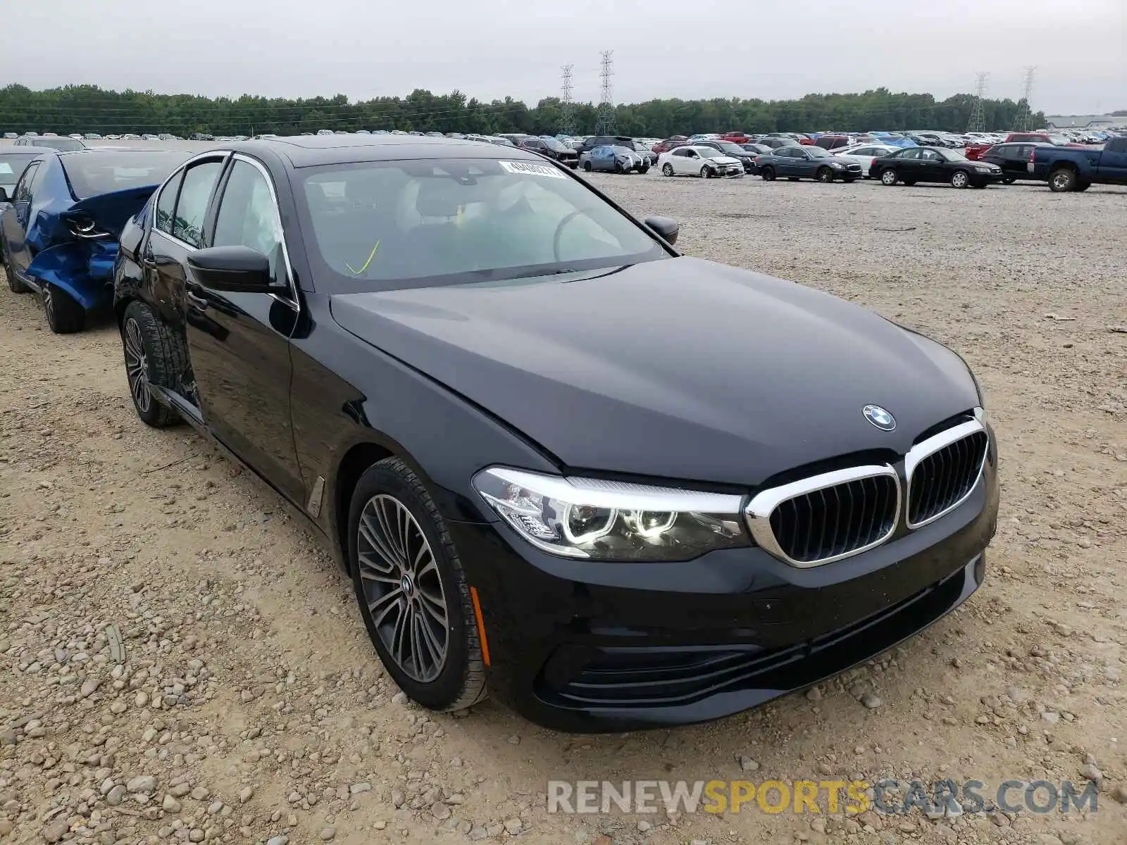 1 Photograph of a damaged car WBAJA5C50KWW40213 BMW 5 SERIES 2019