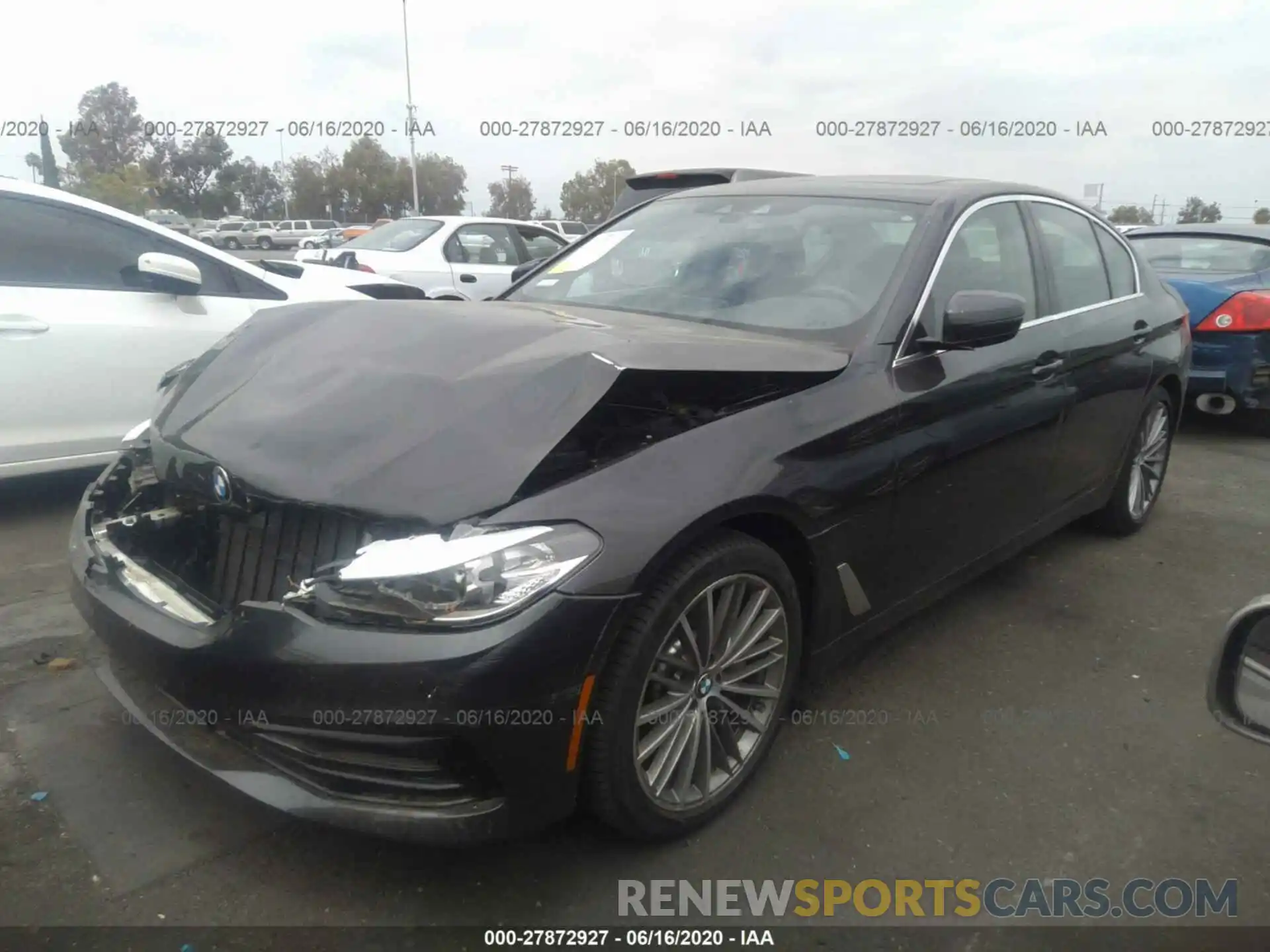 2 Photograph of a damaged car WBAJA5C50KWW48747 BMW 5 SERIES 2019